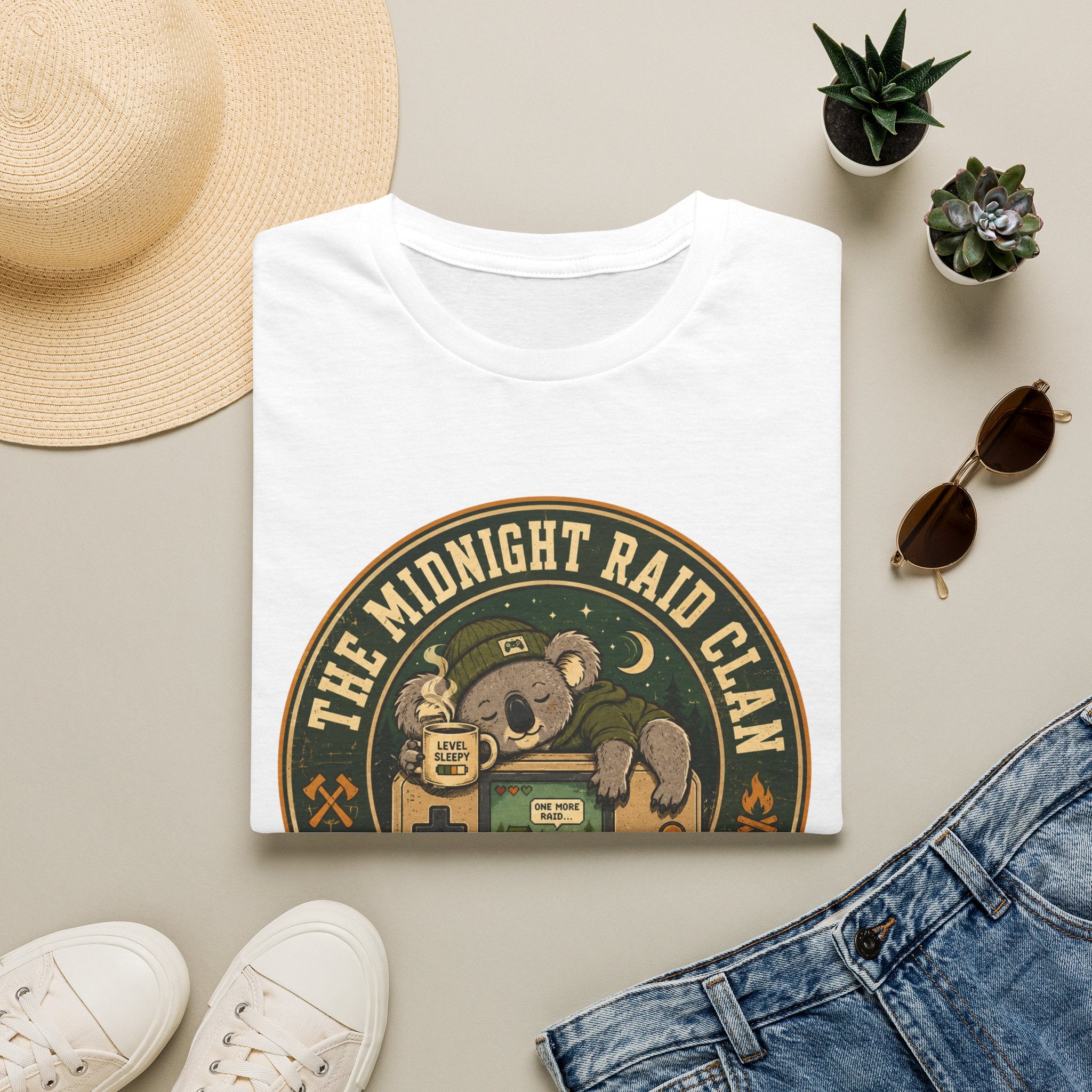 Midnight Raid Clan Gamer Graphic Tee