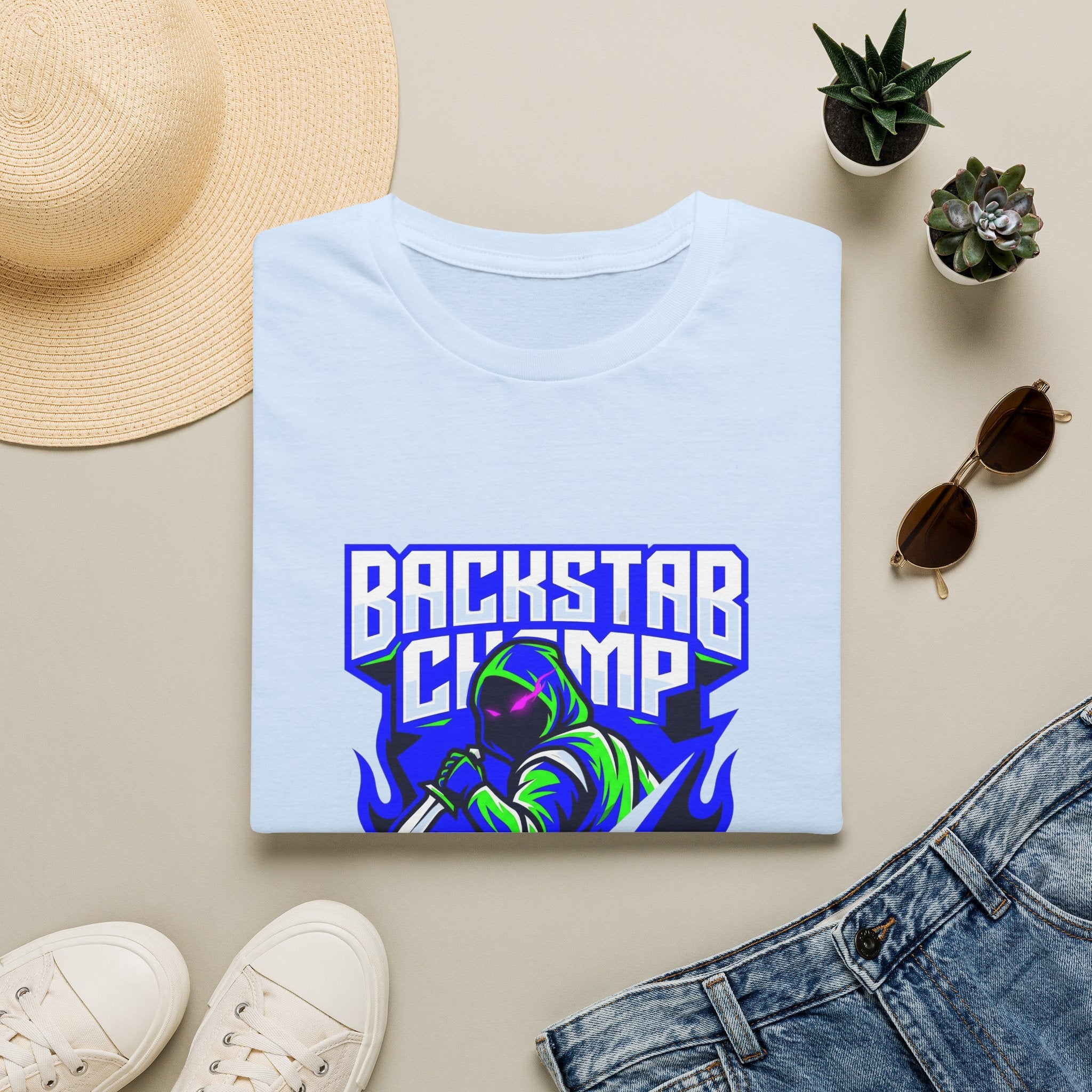 Backstab Champ Gamer Graphic Tee
