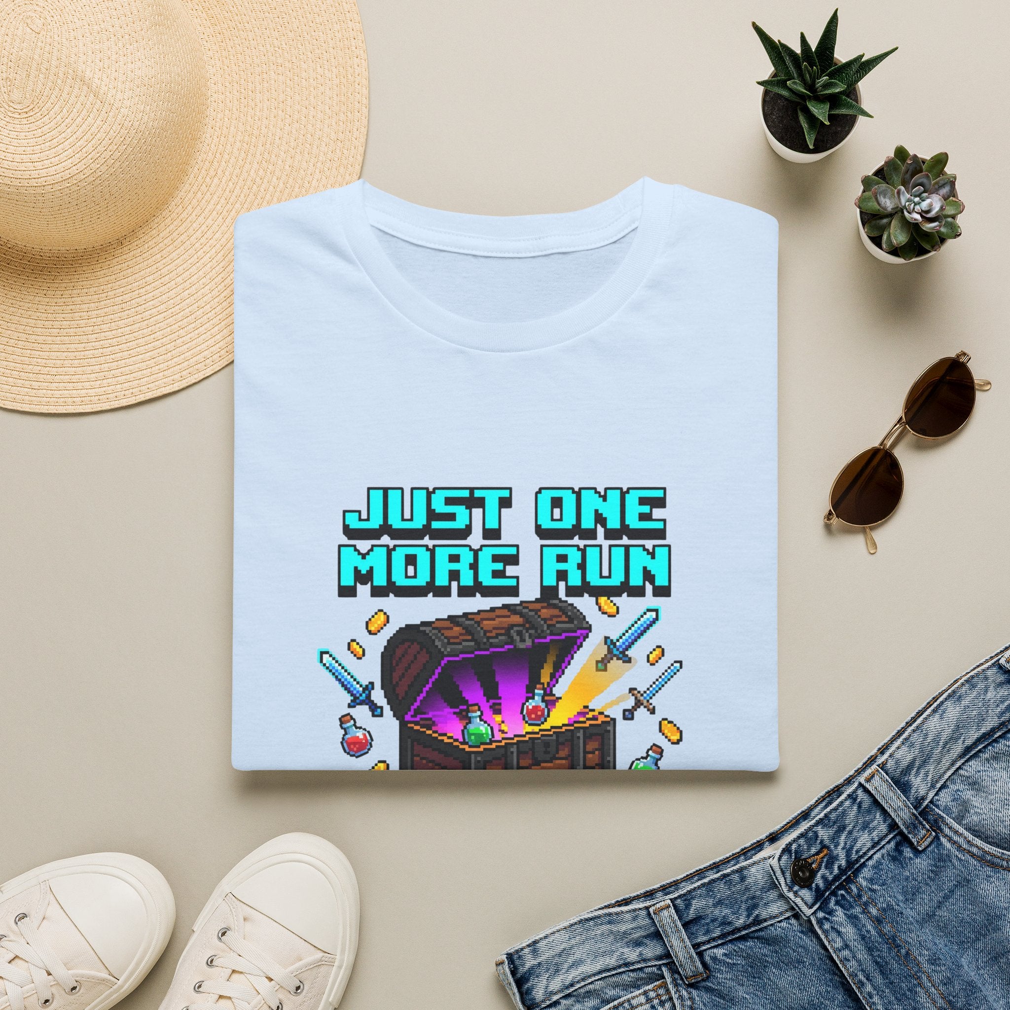 Just One More Run Gamer Graphic Tee