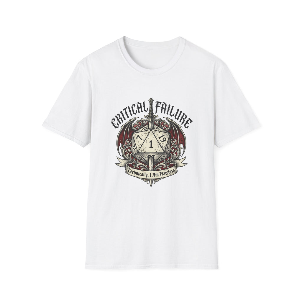 Critical Failure Gamer Graphic Tee