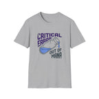 T-Shirt — "Critical Error: Out of Mana" Gamer Graphic Tee