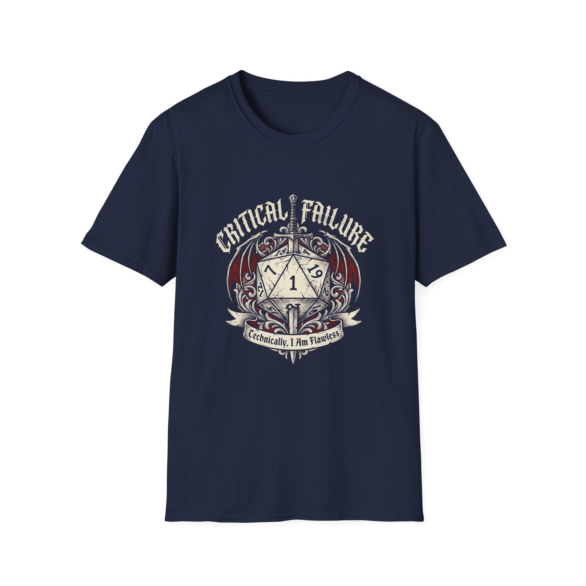Critical Failure Gamer Graphic Tee