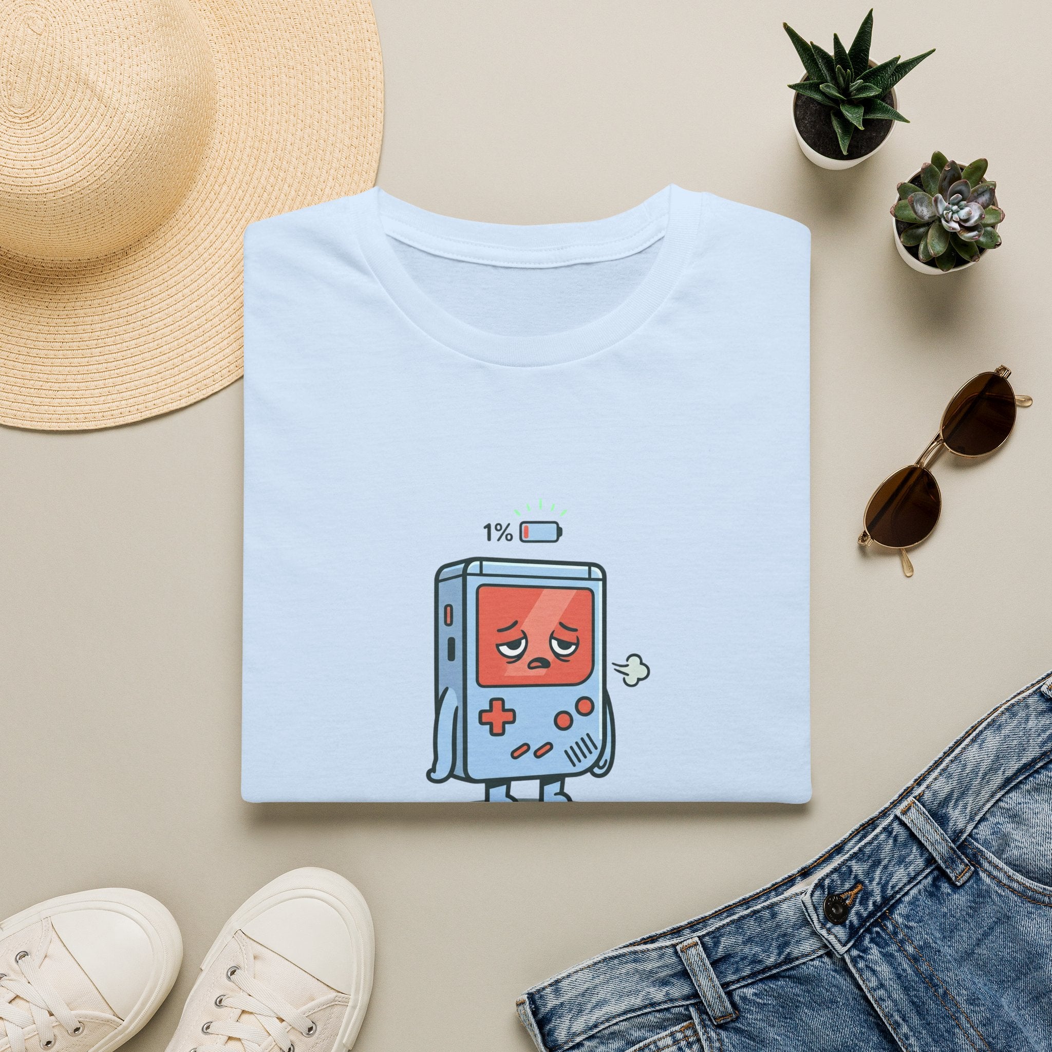 Social Battery Low Gamer Graphic Tee