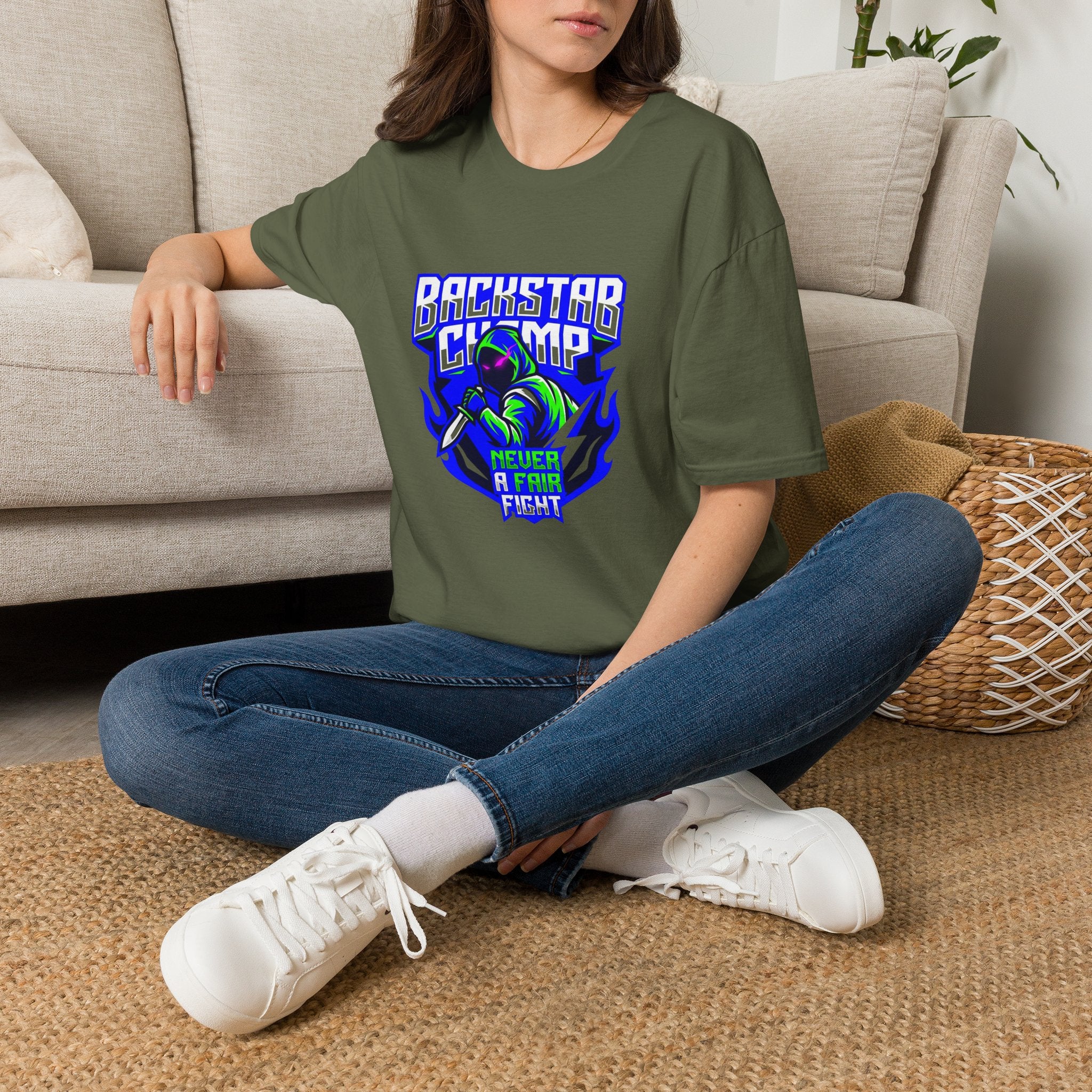 Backstab Champ Gamer Graphic Tee