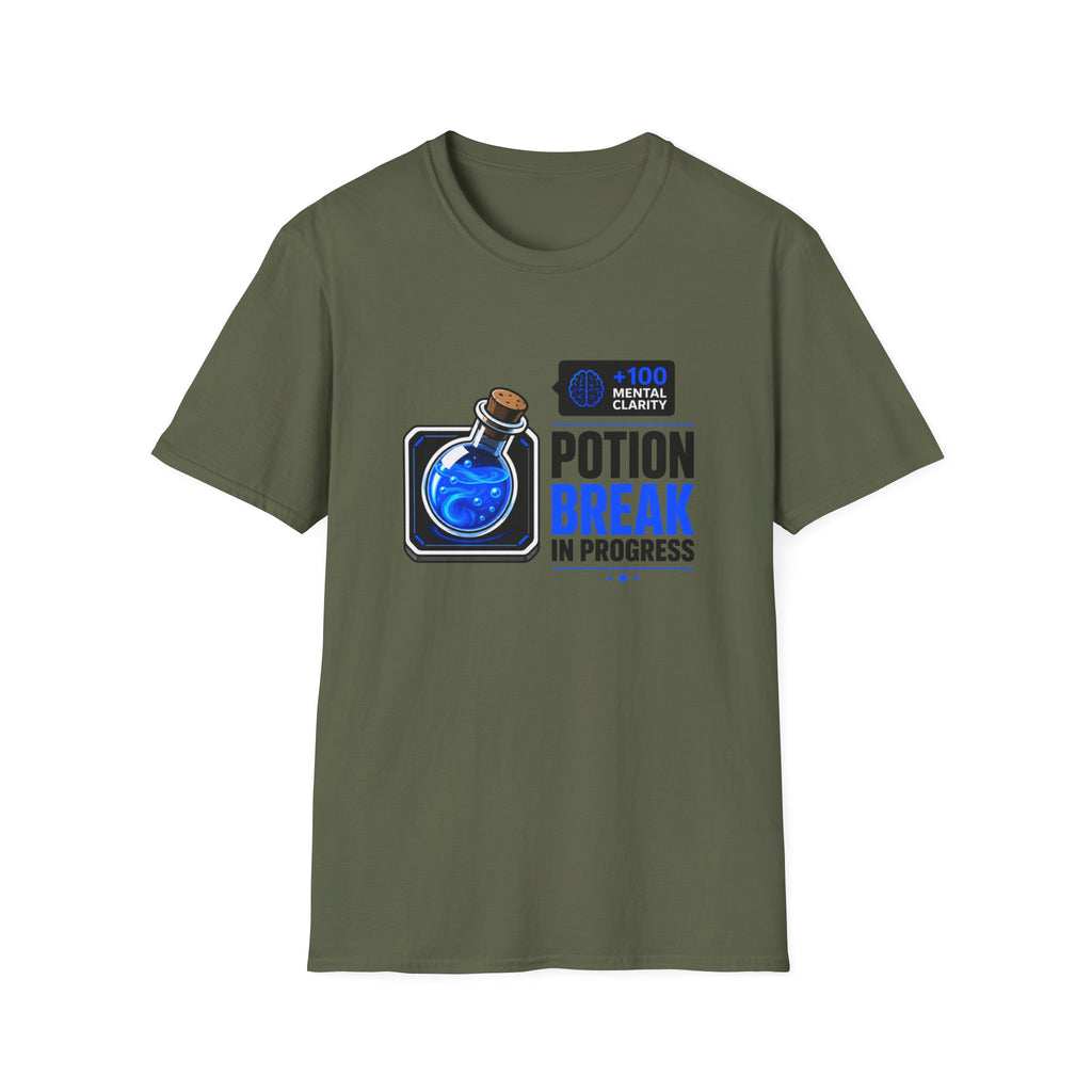 Potion Break in Progress Graphic Tee