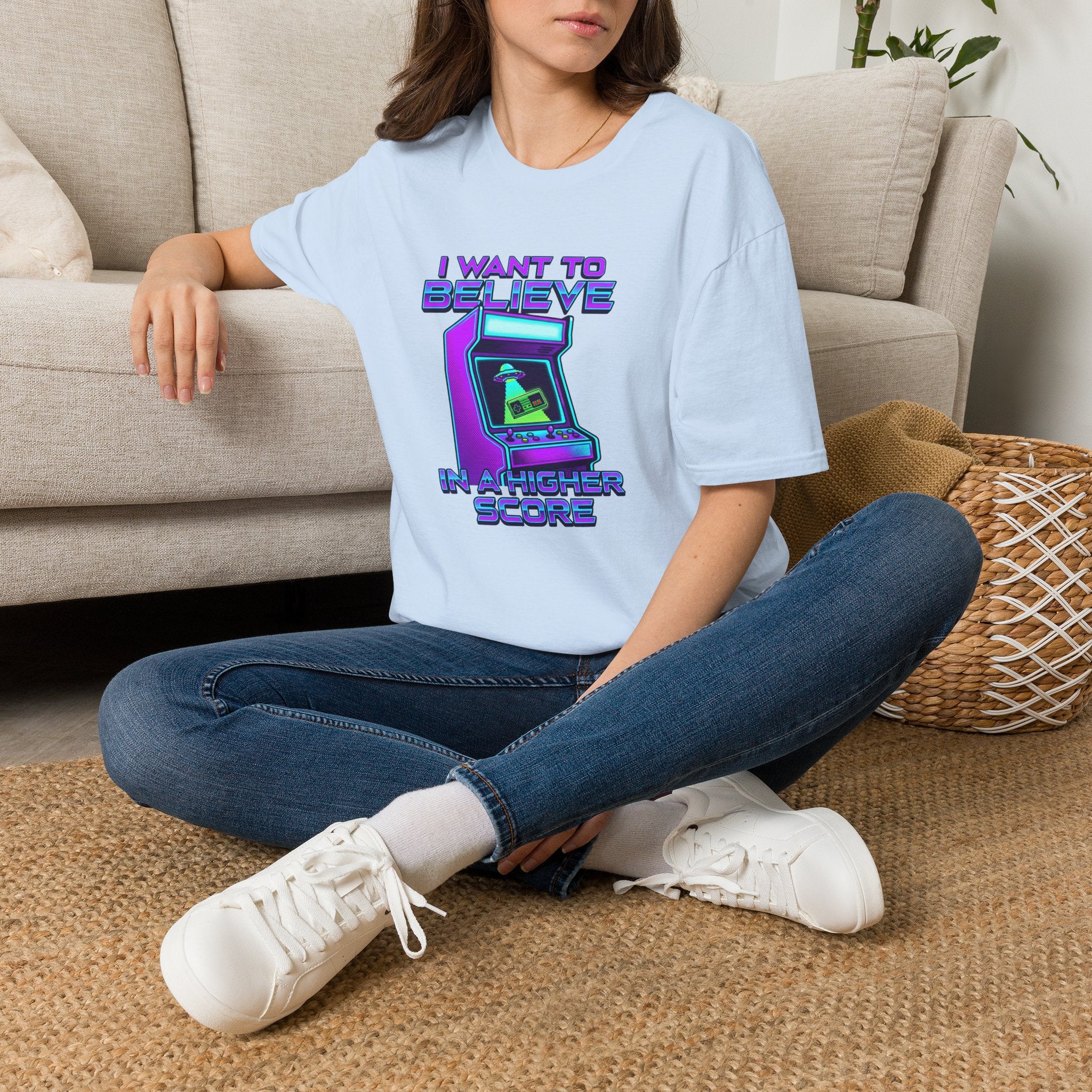 I Want To Believe Gamer Graphic Tee