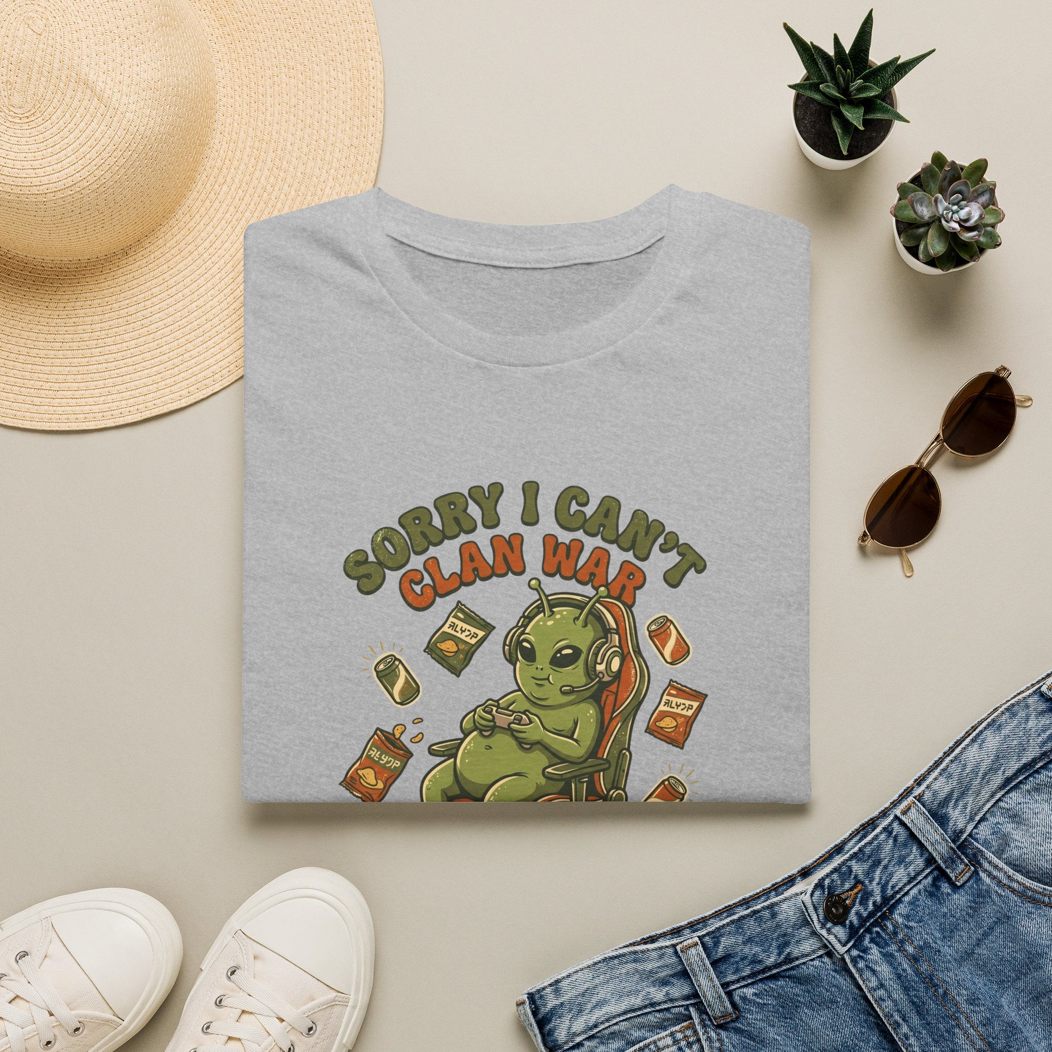 Can't Clan War Gamer Graphic Tee