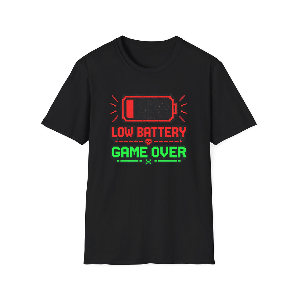 Low Battery Game Over Graphic Tee