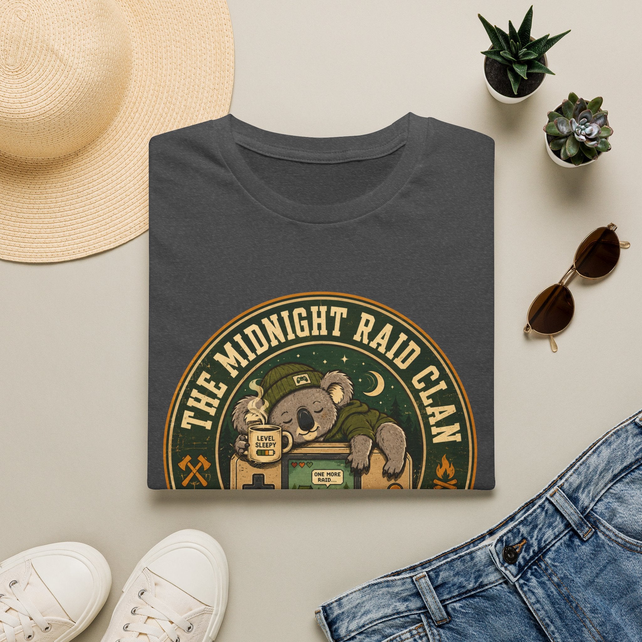 Midnight Raid Clan Gamer Graphic Tee