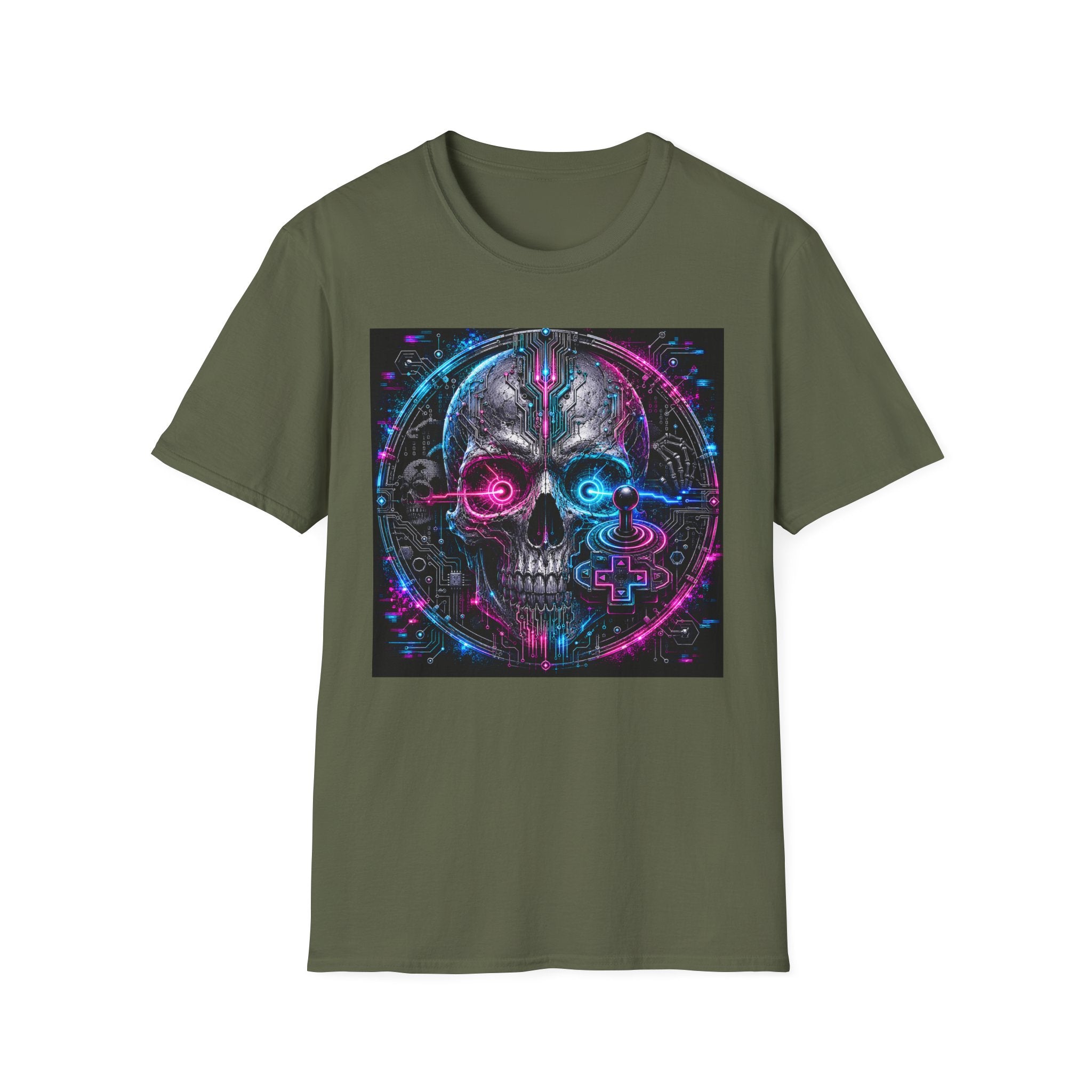 Cyberskull Gamer Graphic Tee