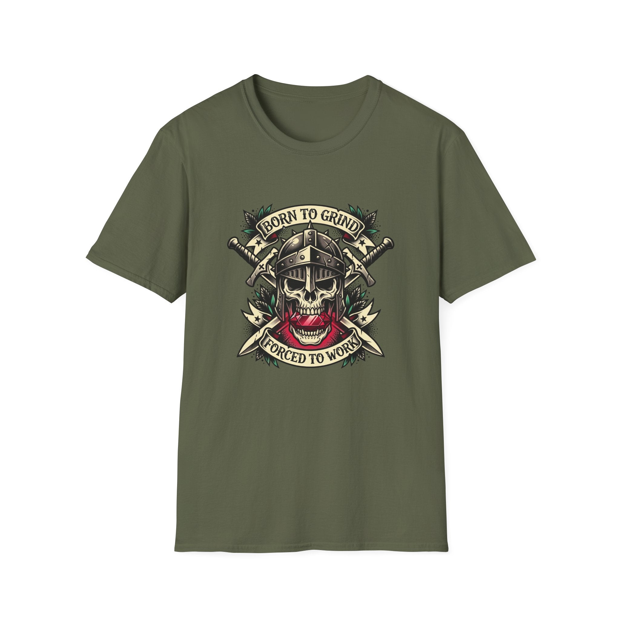 Born To Grind Gamer Graphic Tee
