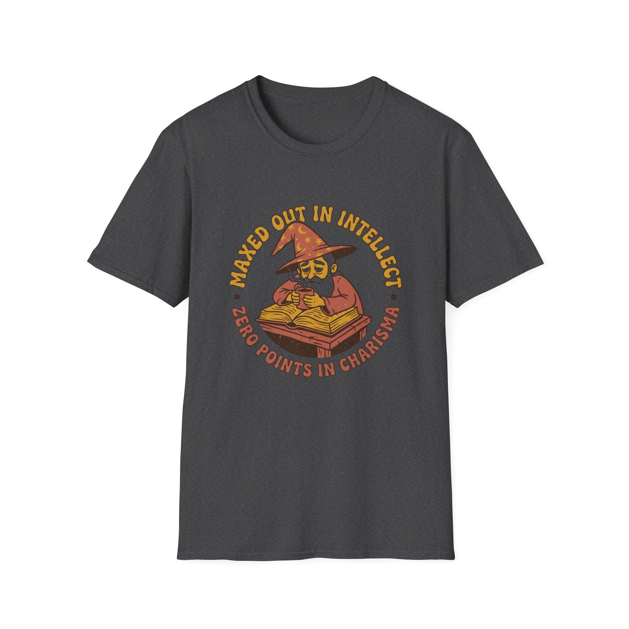 Max Intellect Zero Charisma Graphic Tee