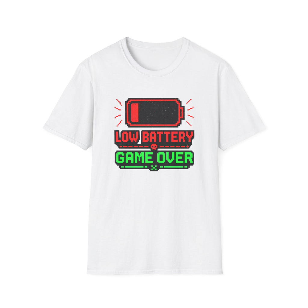 Low Battery Game Over Graphic Tee
