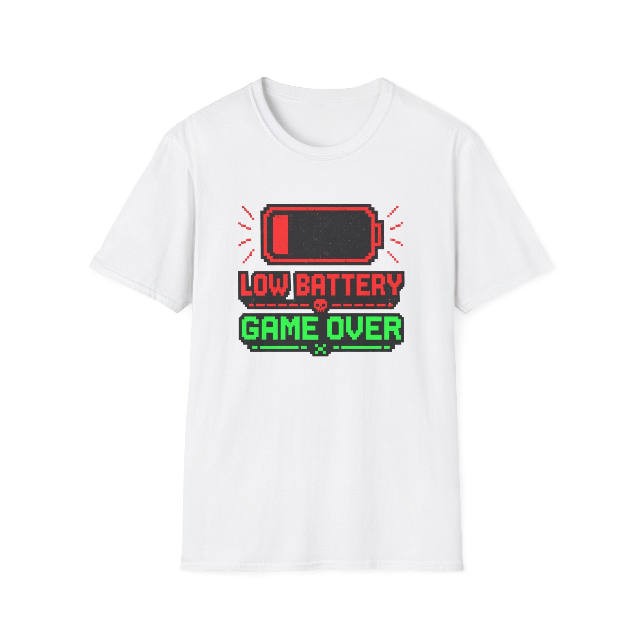 Low Battery Game Over Graphic Tee
