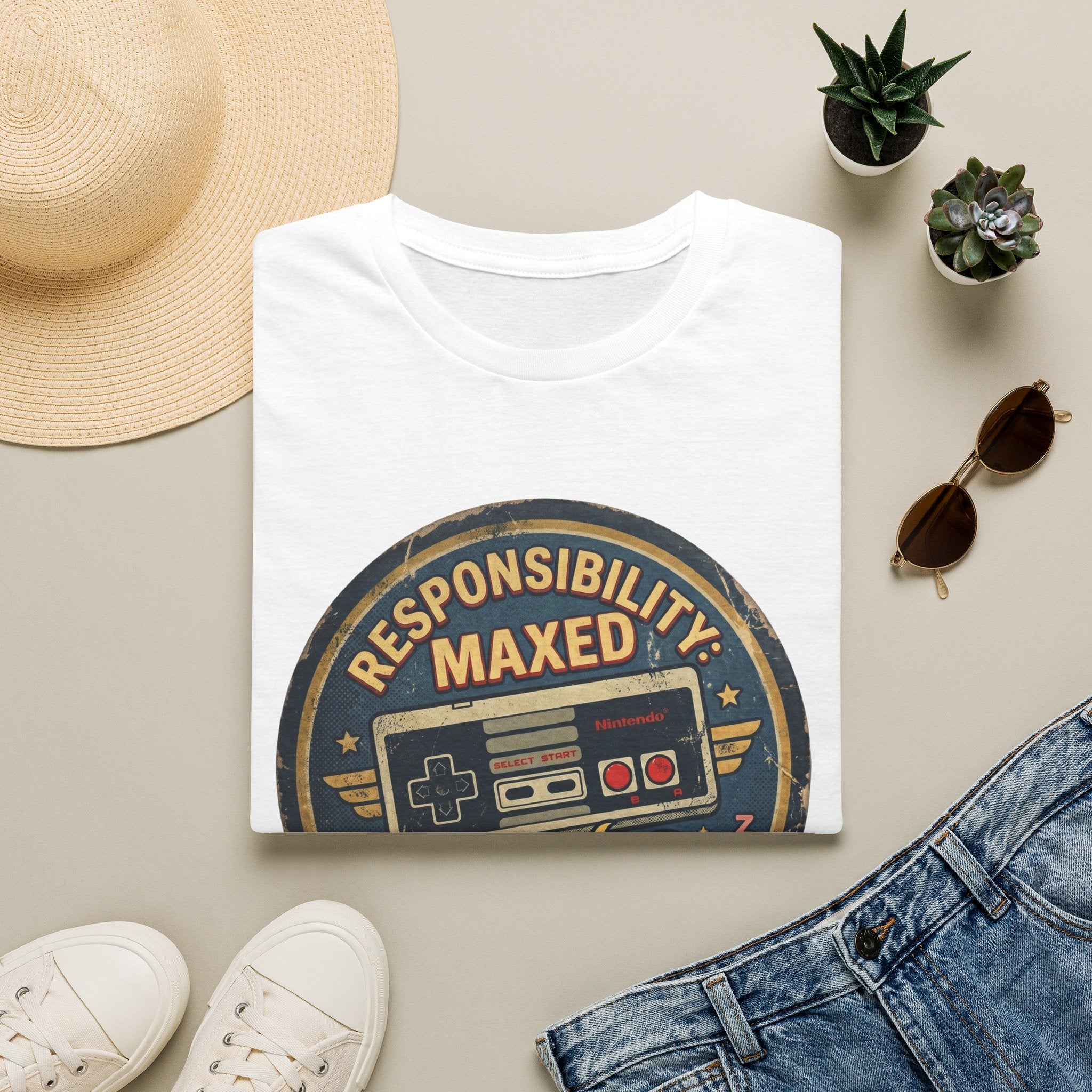 Responsibility Maxed Gamer Graphic Tee