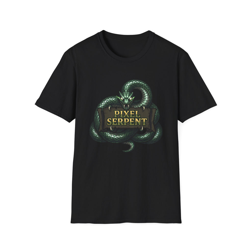 Pixel Serpent Gamer Graphic Tee