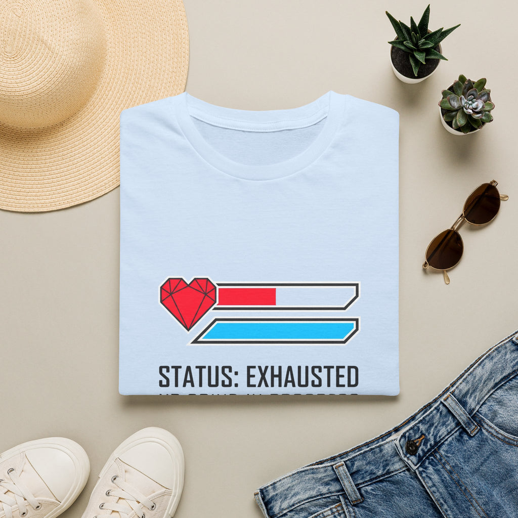 Status: Exhausted Gamer Graphic Tee