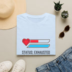 Status: Exhausted Gamer Graphic Tee