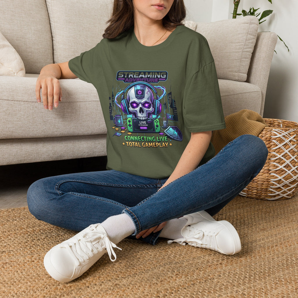 Streaming Adventure Gamer Graphic Tee
