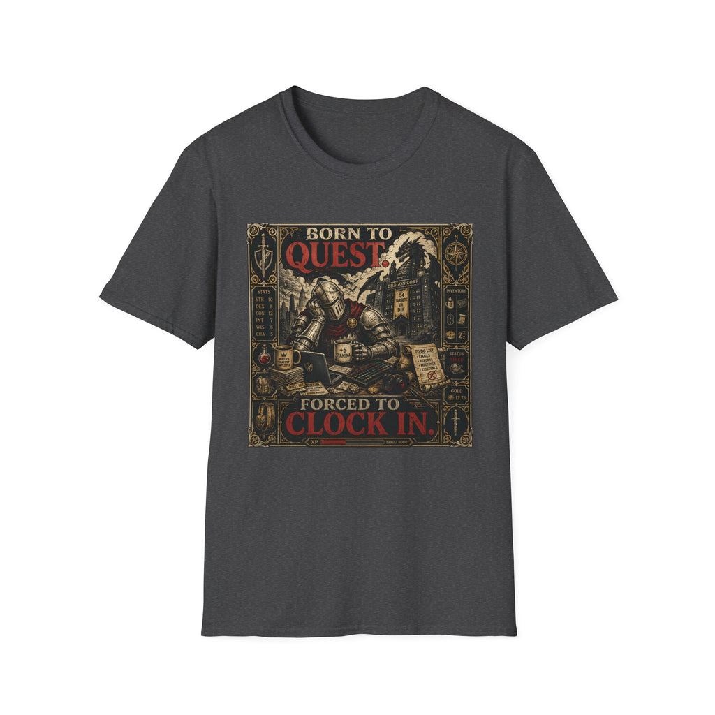 Born To Quest Gamer Graphic Tee