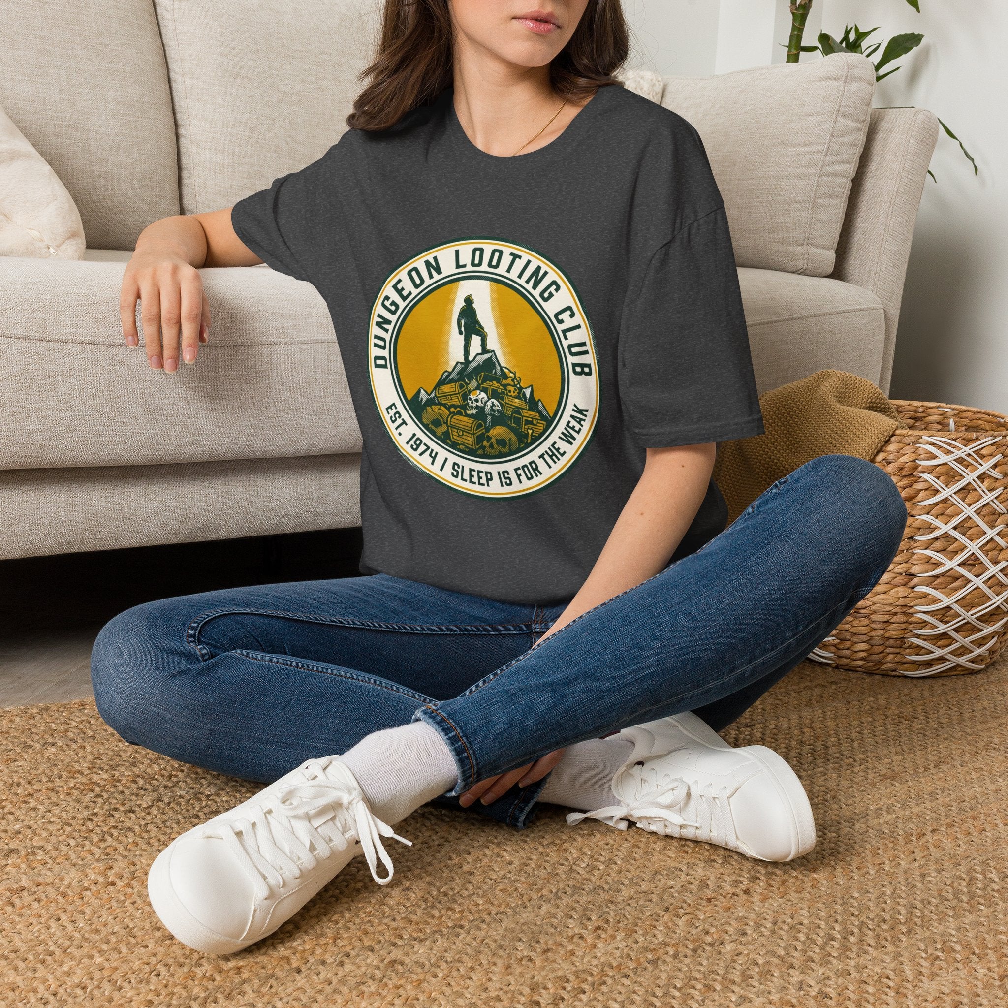 Dungeon Looting Club Gamer Graphic Tee