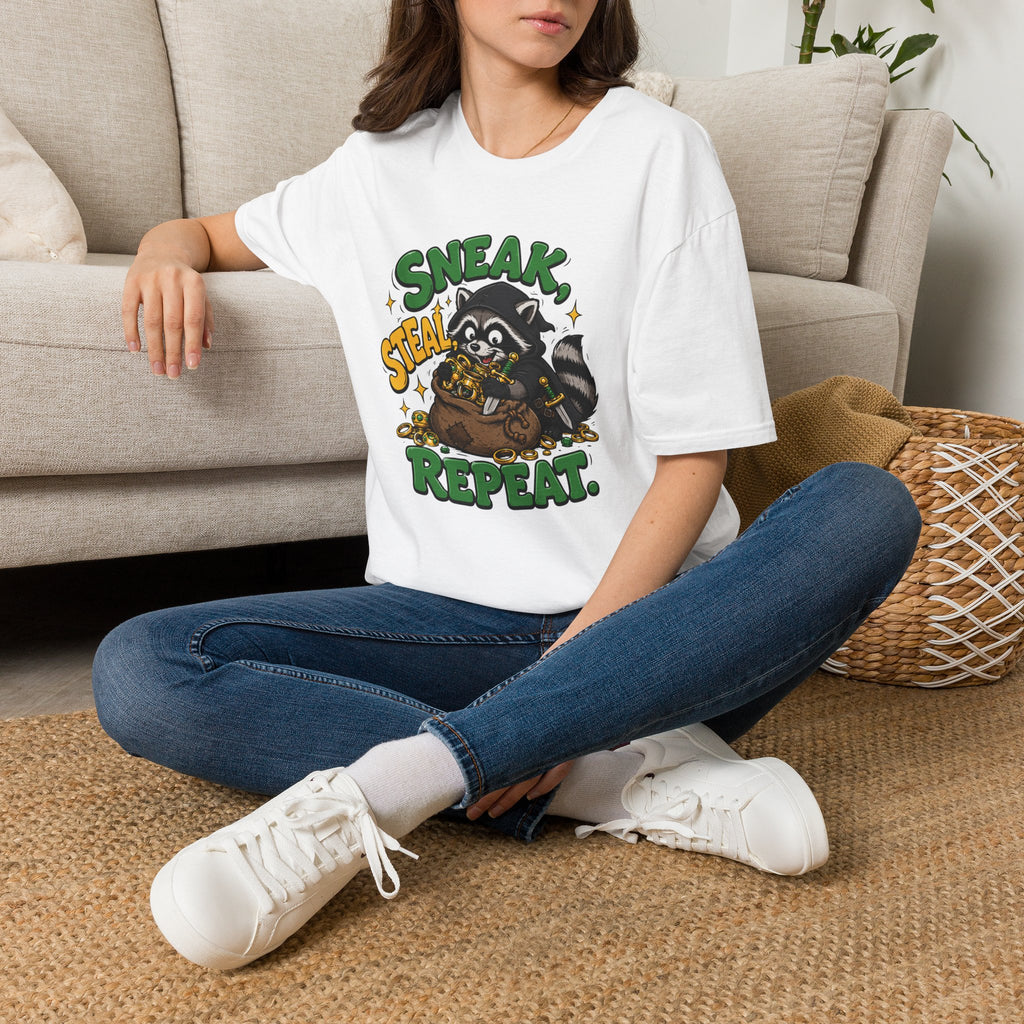 Sneak. Steal. Racoon Graphic Tee