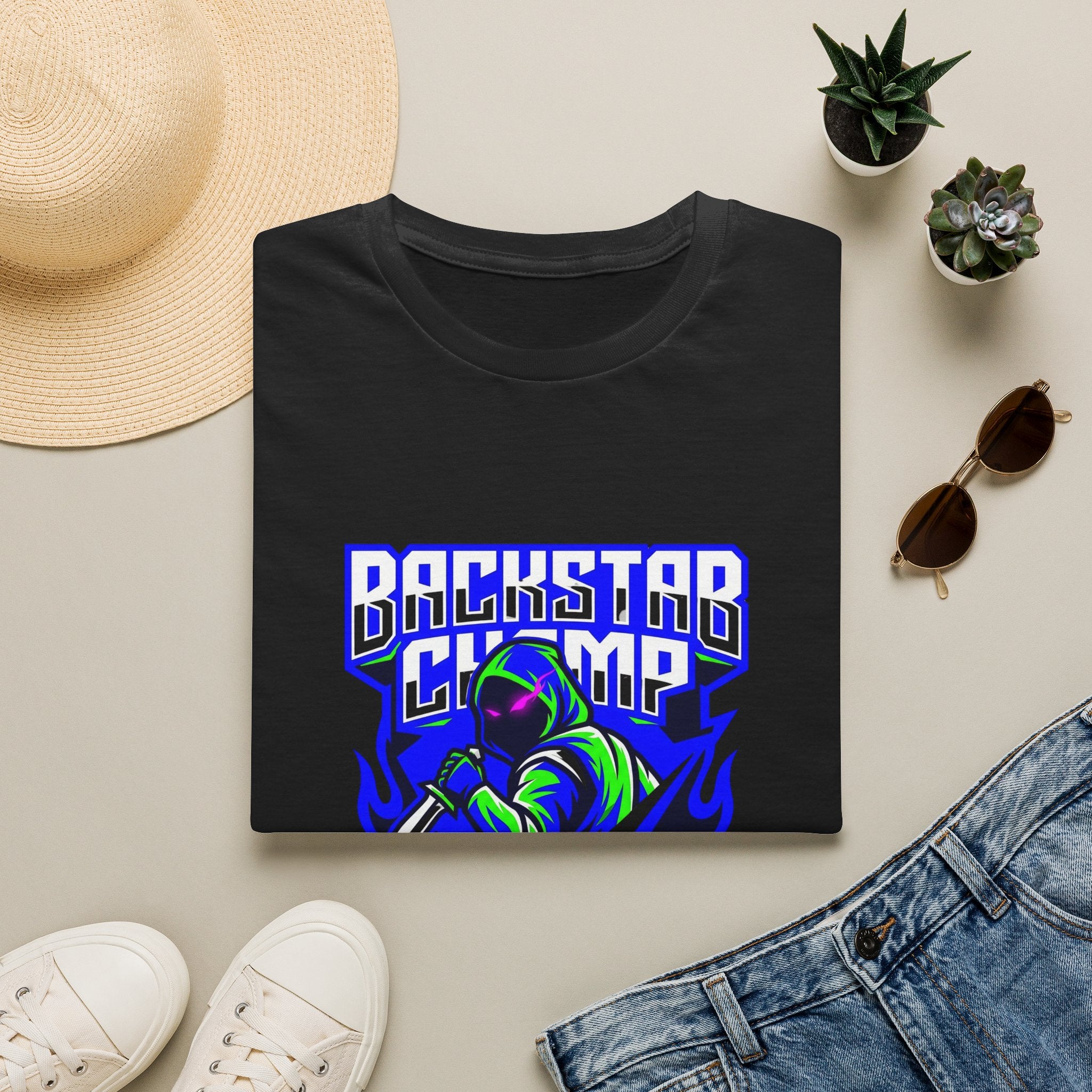 Backstab Champ Gamer Graphic Tee