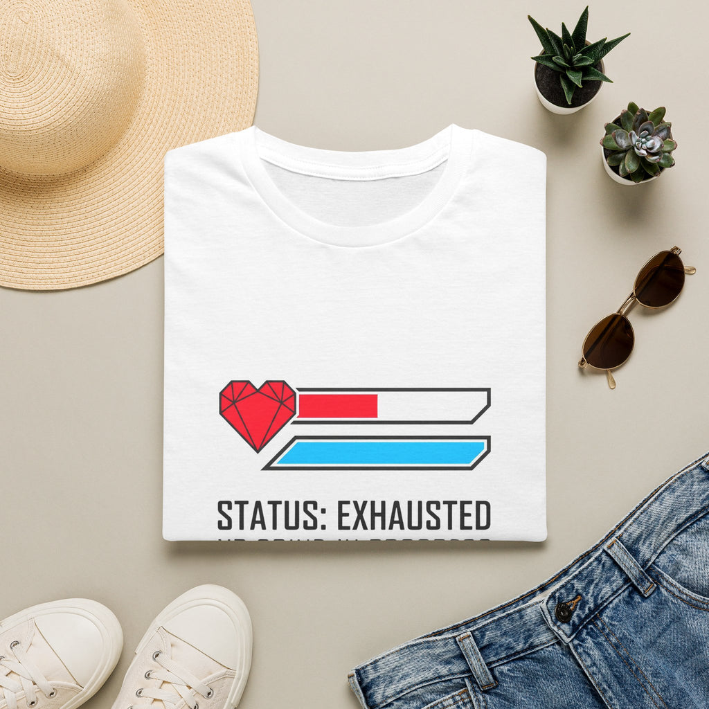 Status: Exhausted Gamer Graphic Tee
