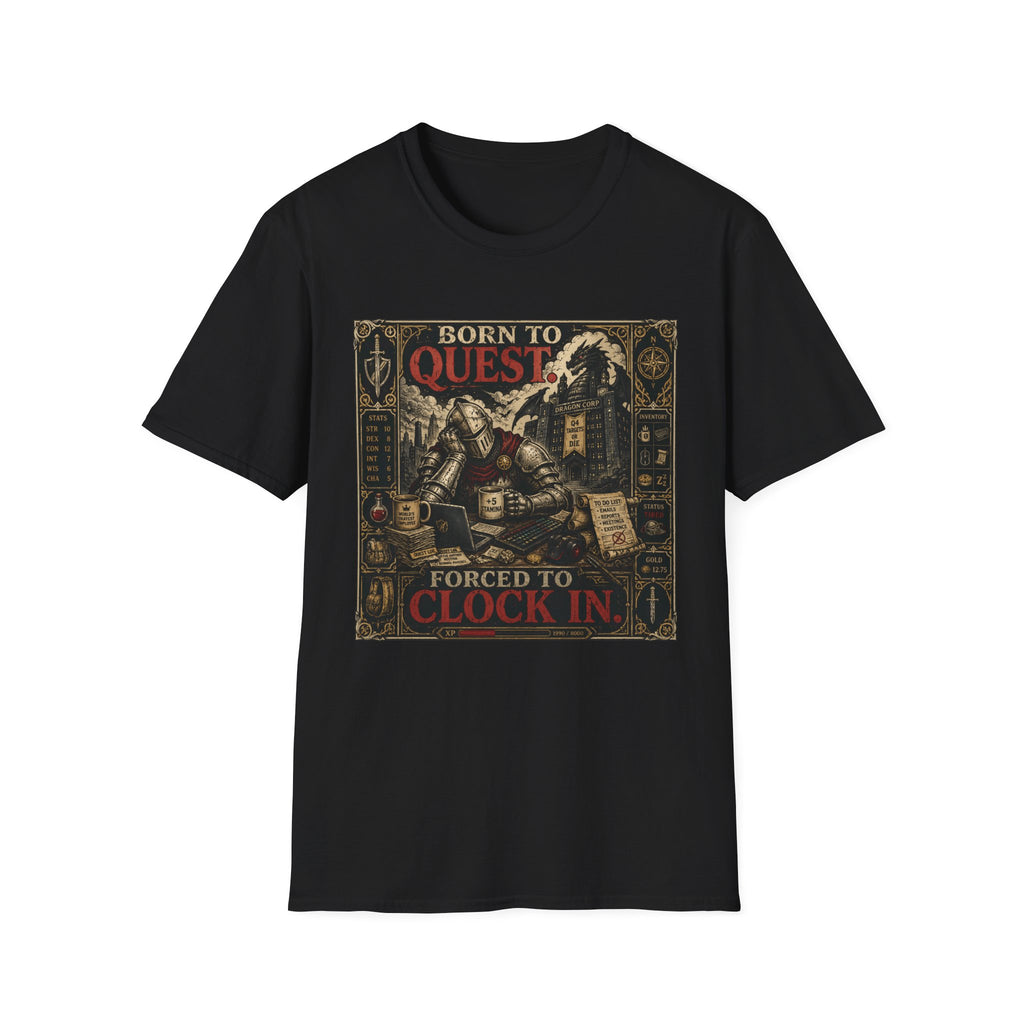 Born To Quest Gamer Graphic Tee