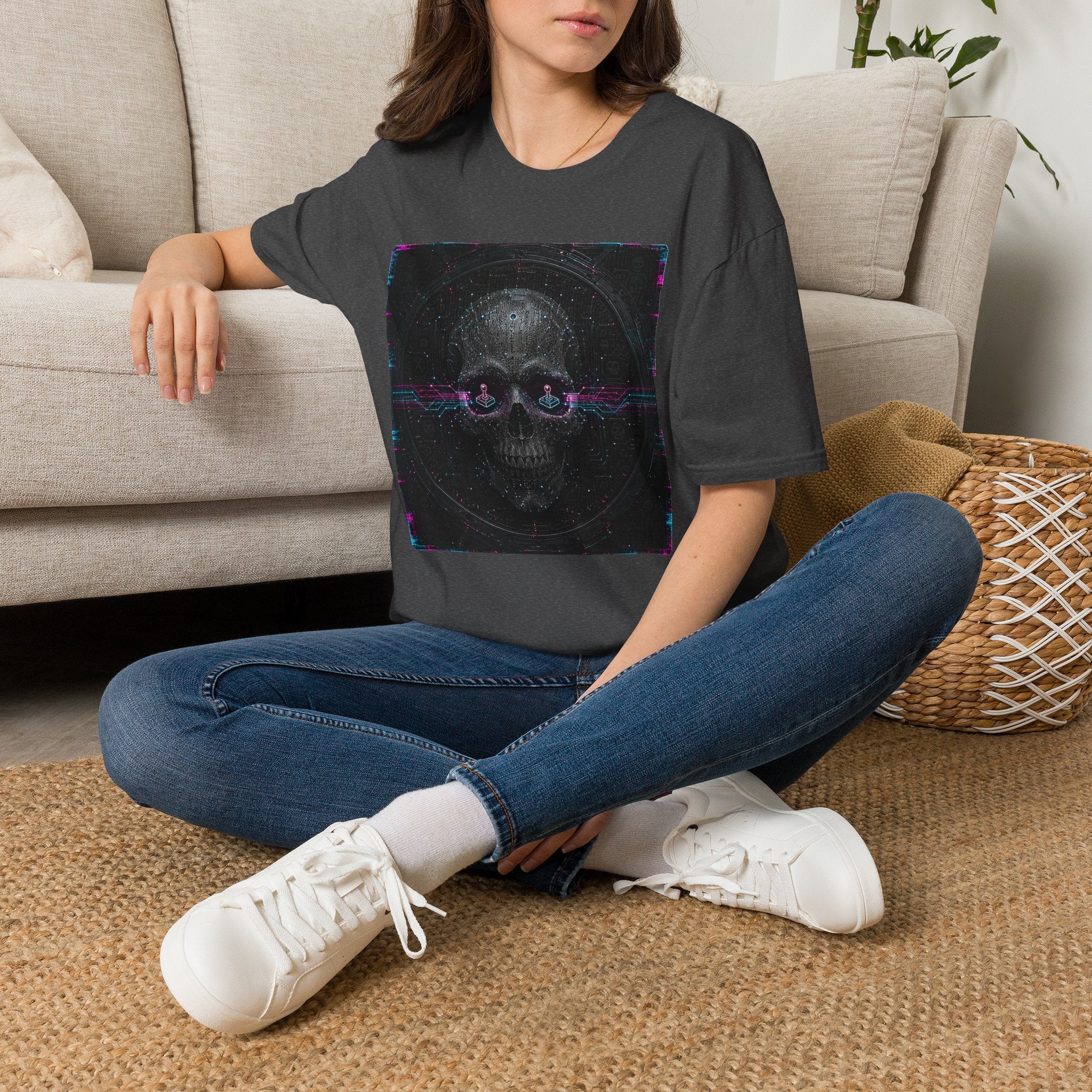 Skull & Controllers Gamer Graphic Tee
