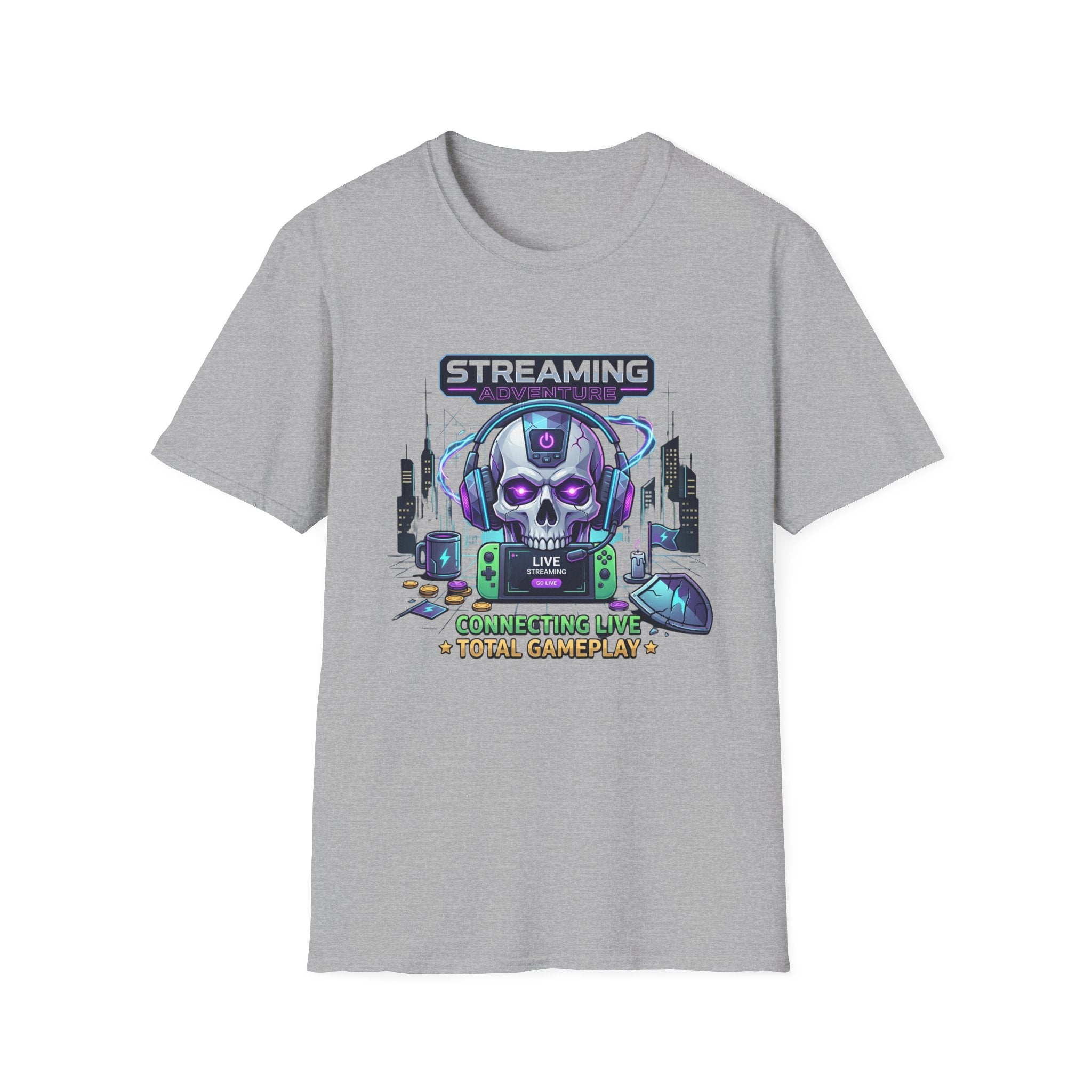 Streaming Adventure Gamer Graphic Tee