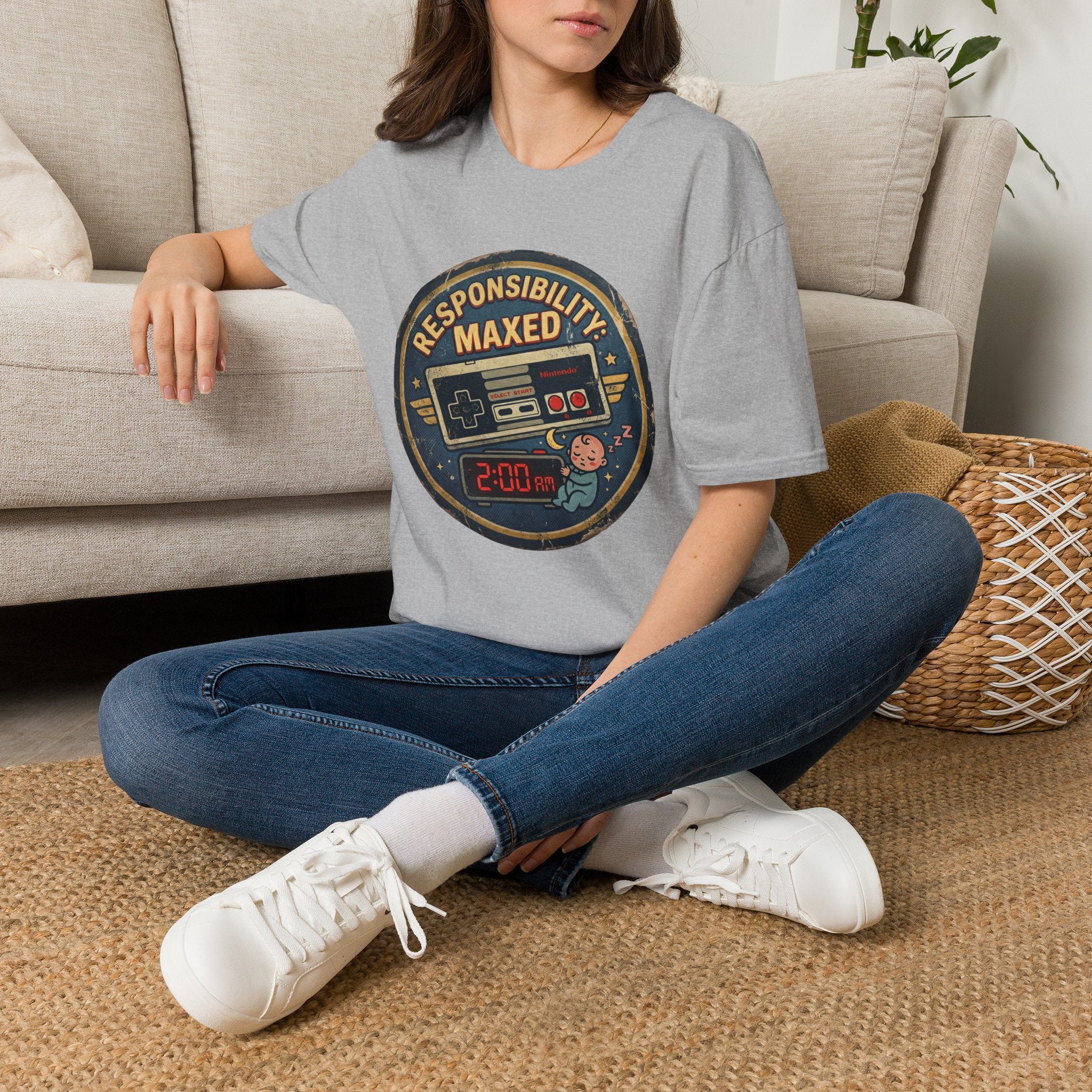 Responsibility Maxed Gamer Graphic Tee