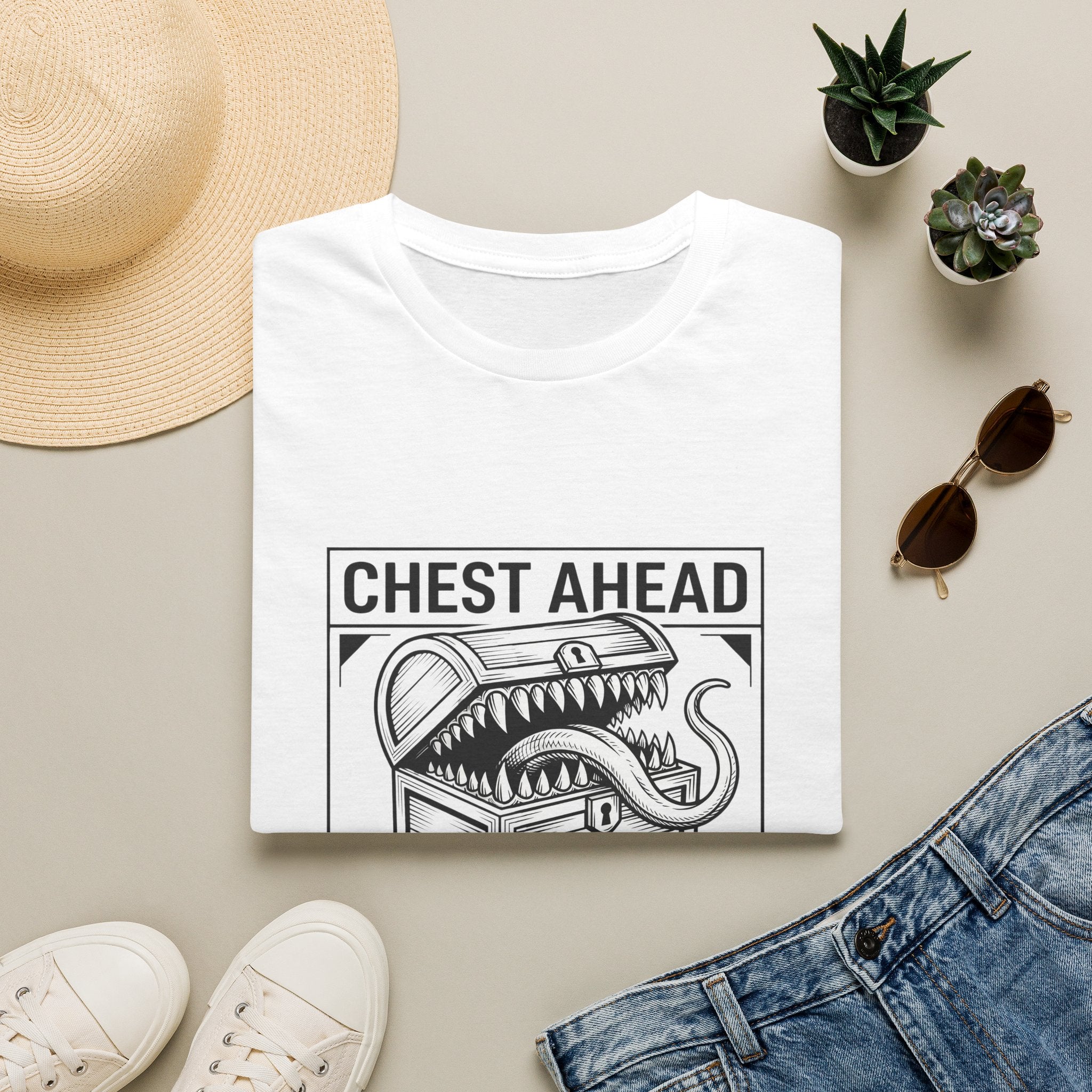 Chest Ahead Gamer Graphic Tee