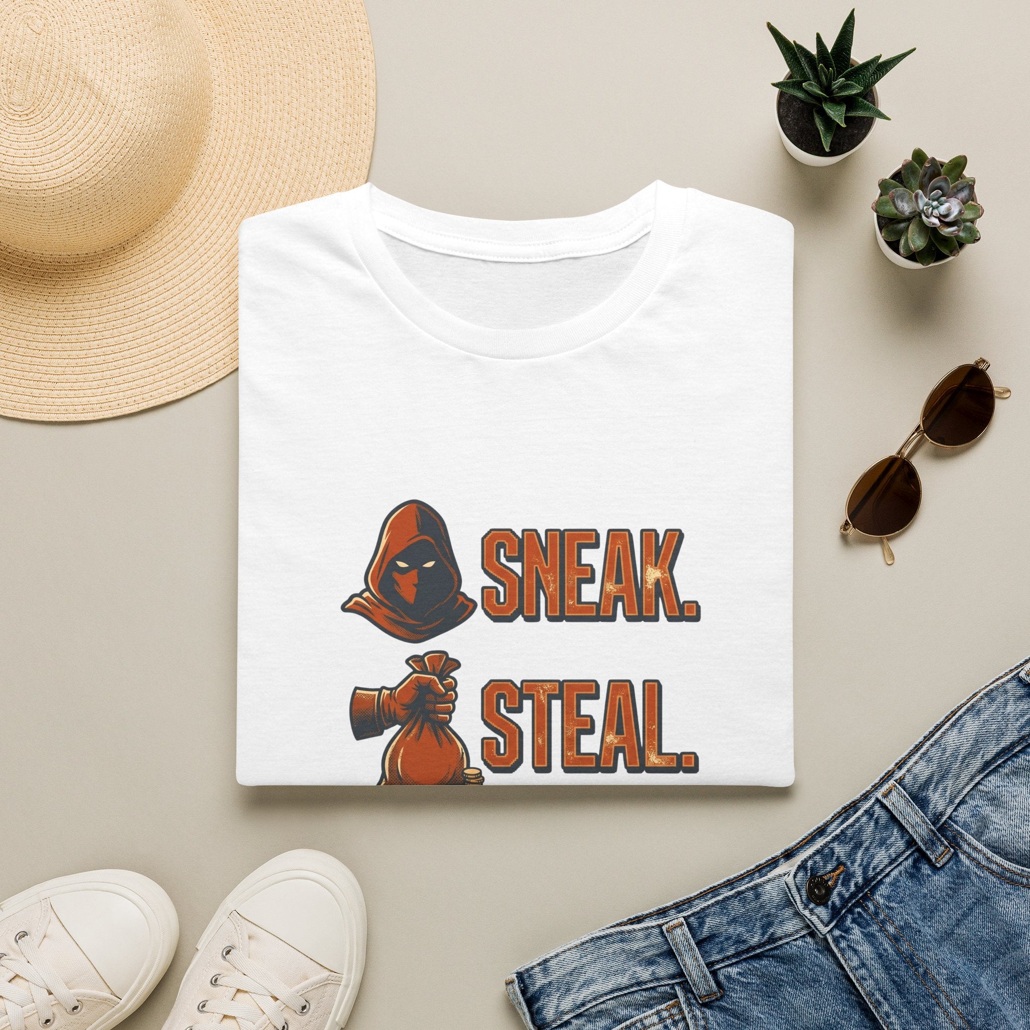 Sneak. Steal. Repeat Graphic Tee