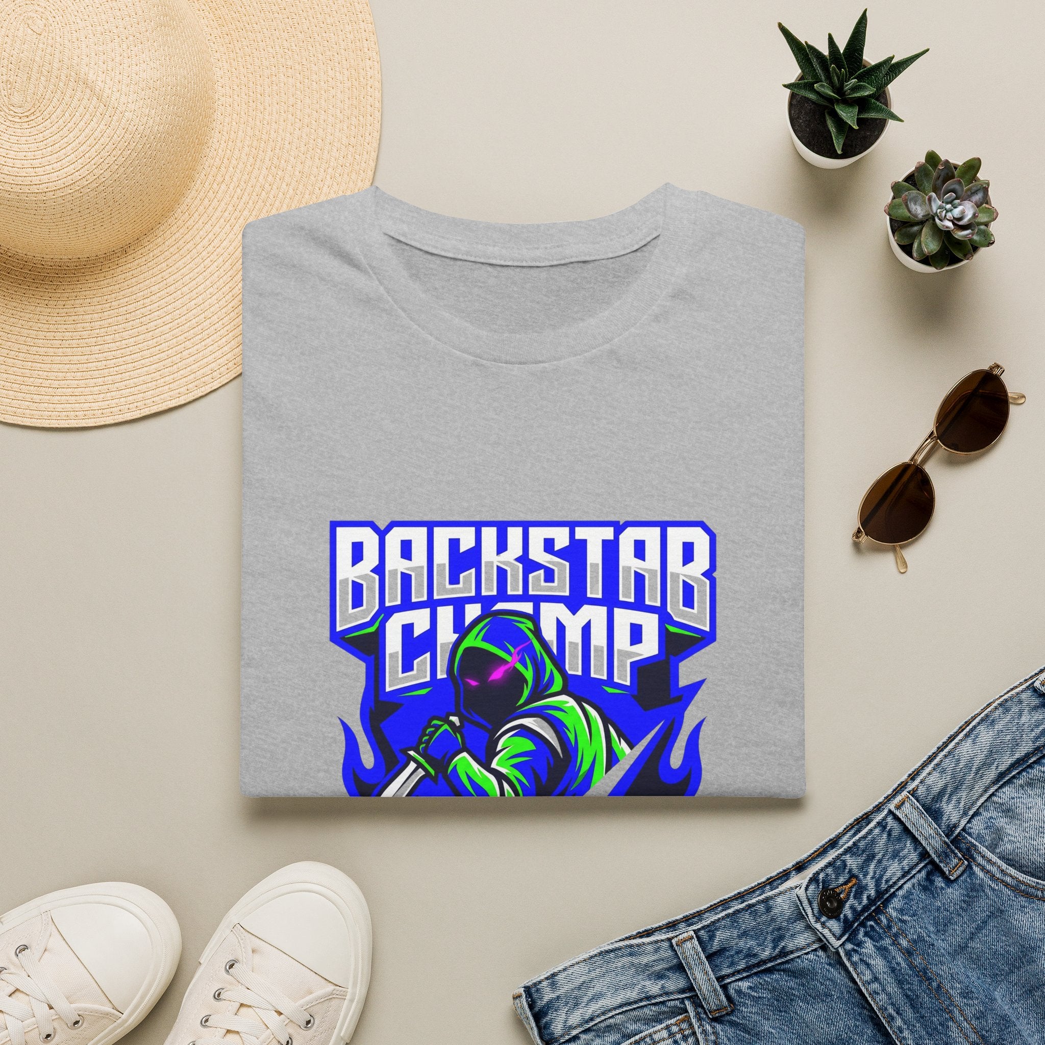 Backstab Champ Gamer Graphic Tee