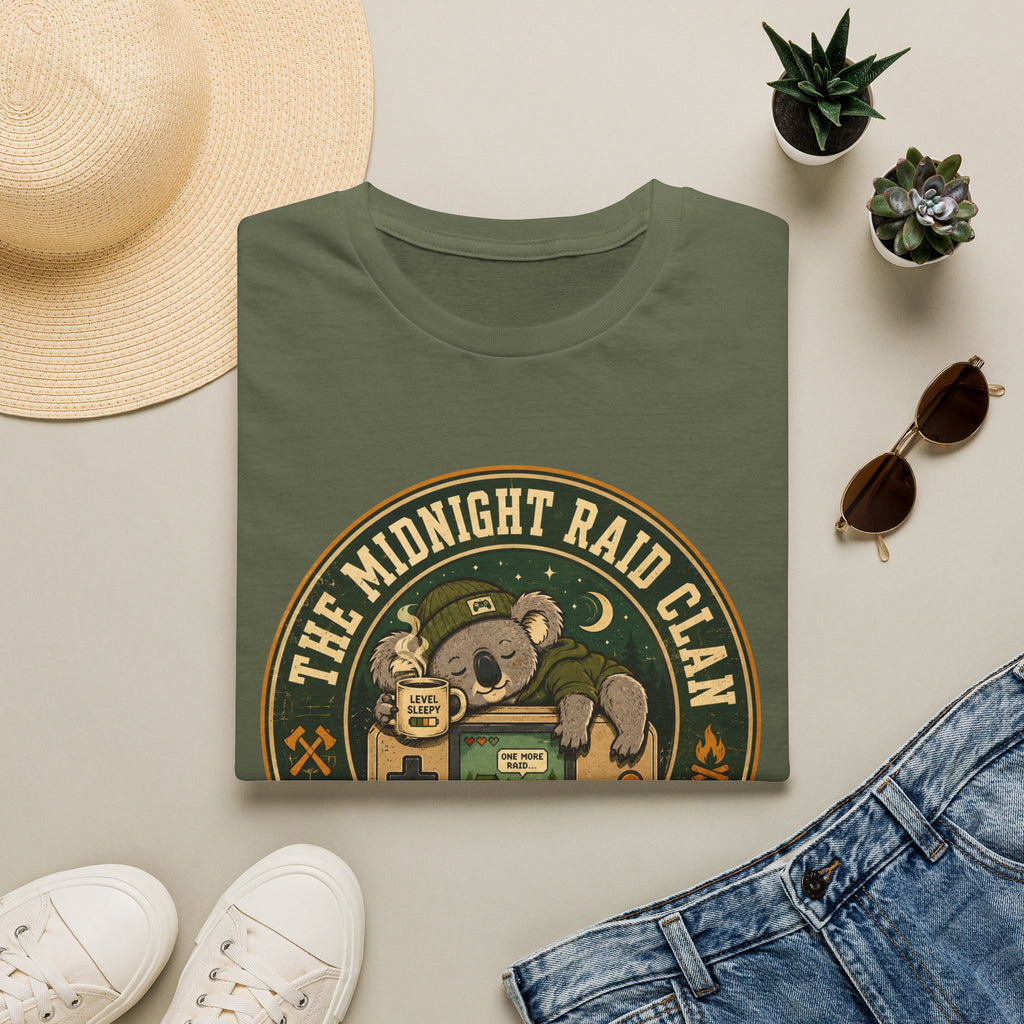 Midnight Raid Clan Gamer Graphic Tee