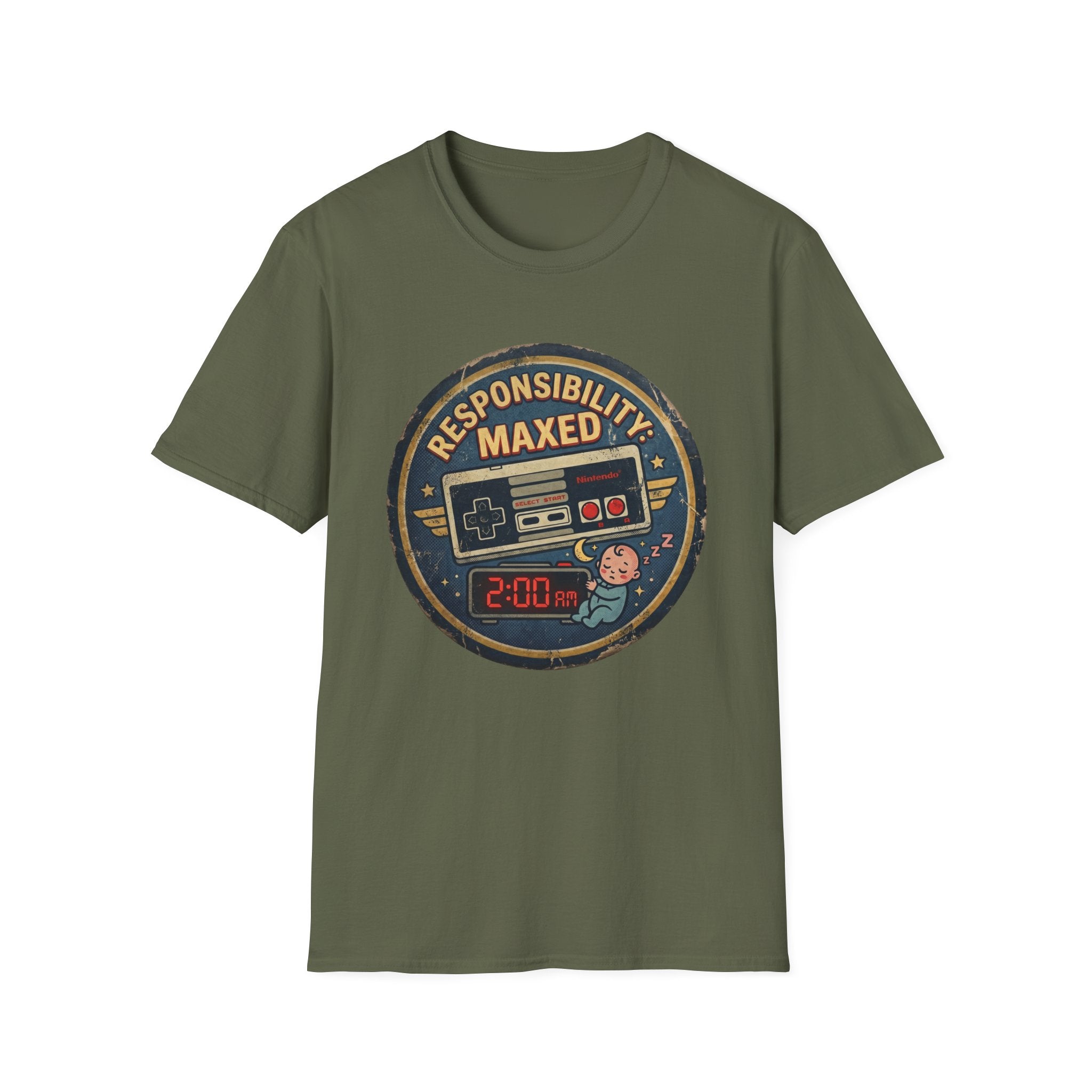 Responsibility Maxed Gamer Graphic Tee
