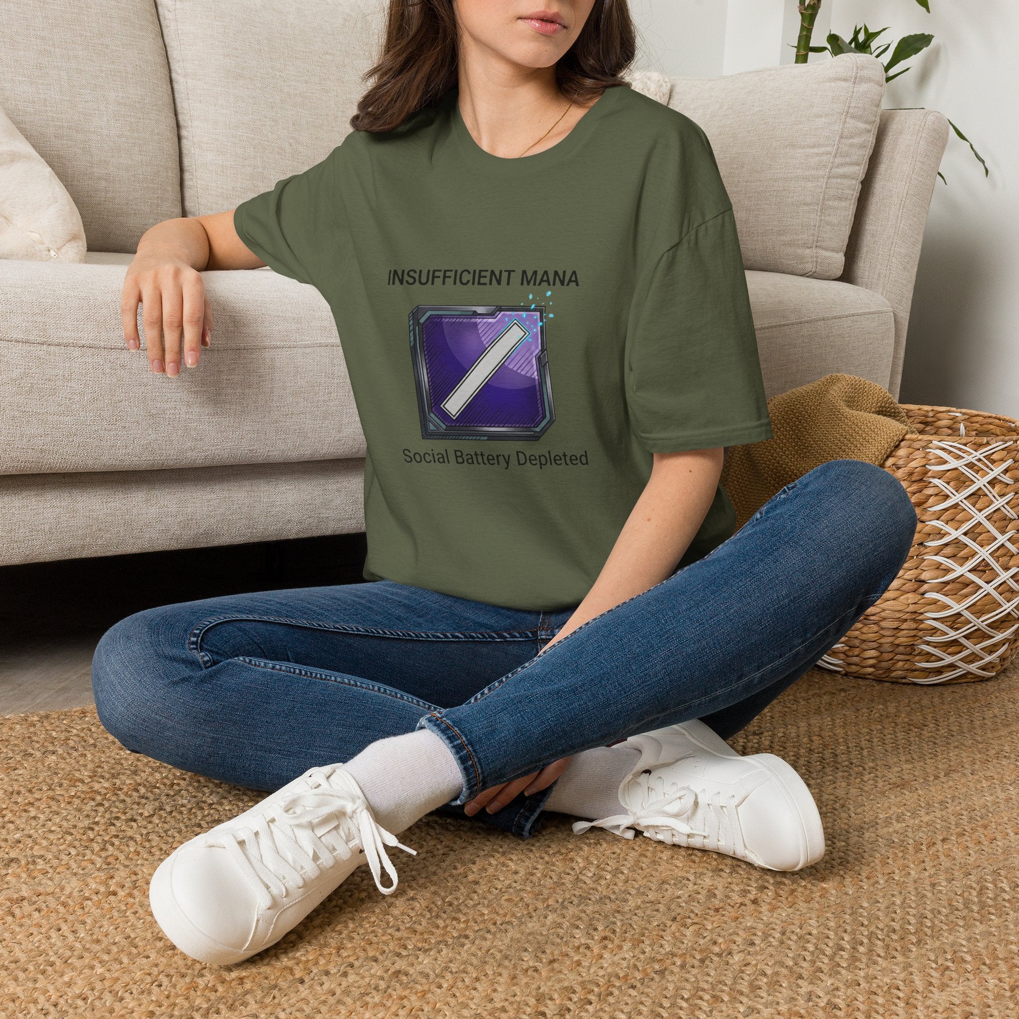 Insufficient Mana Gamer Graphic Tee