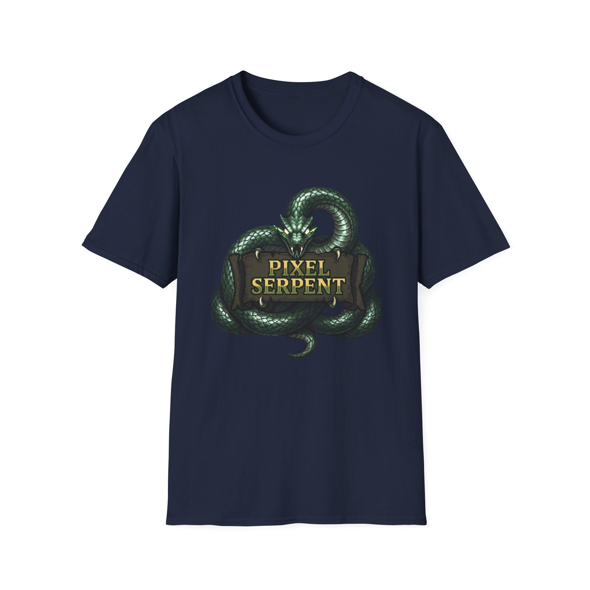 Pixel Serpent Gamer Graphic Tee