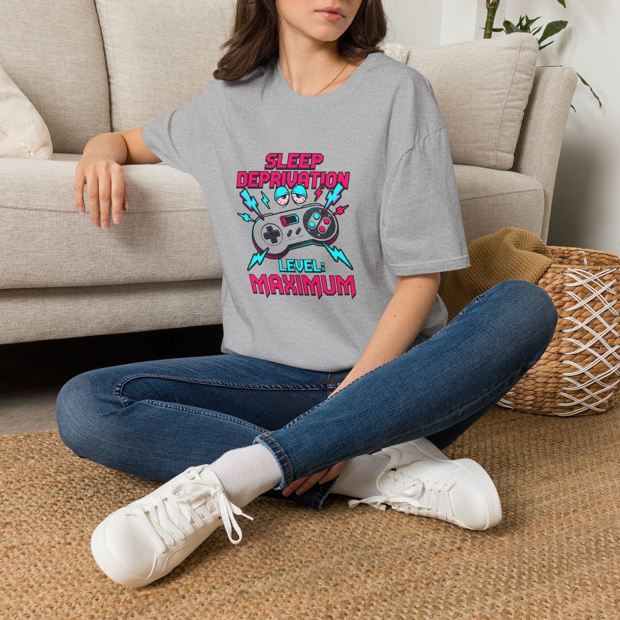 Sleep Deprivation Gamer Graphic Tee