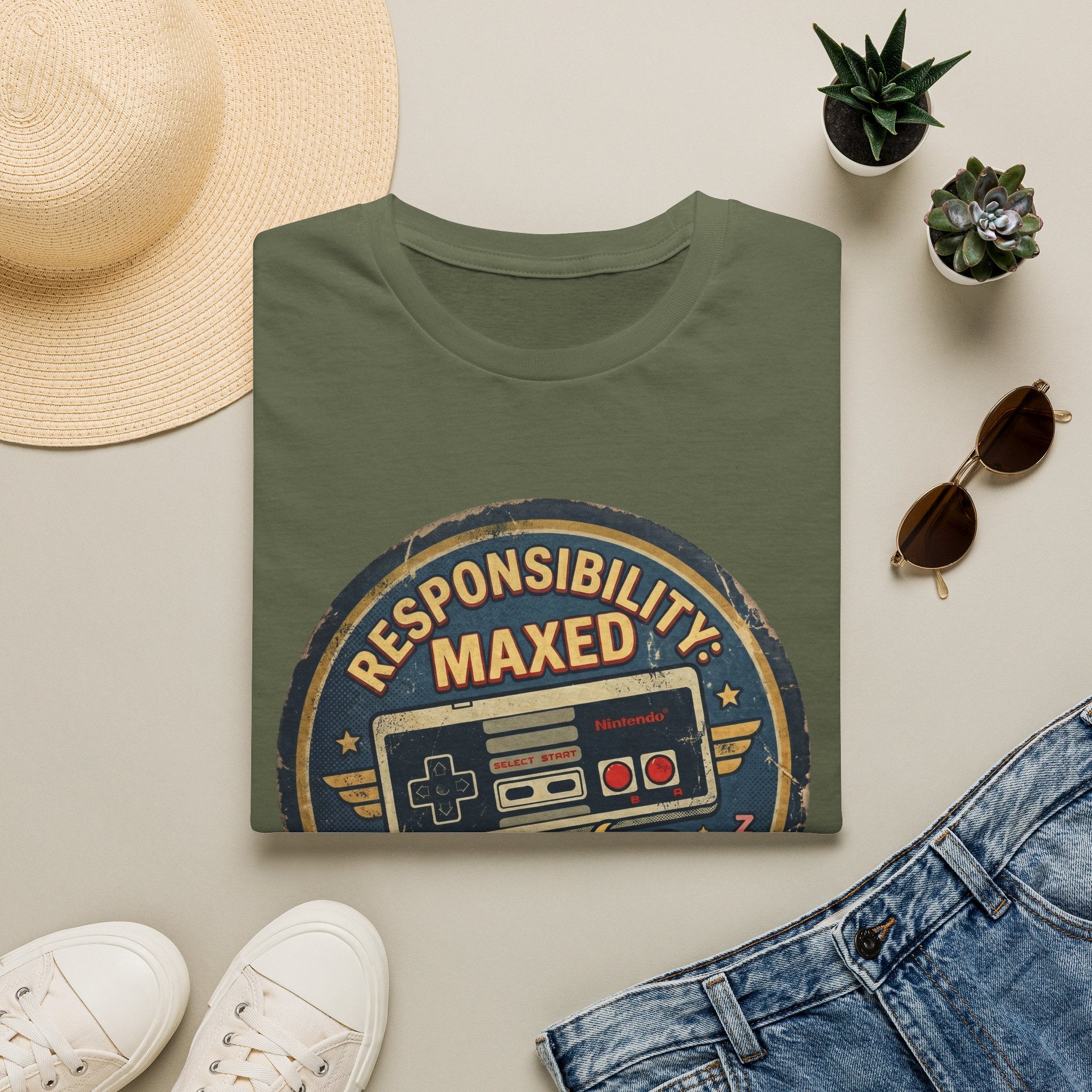 Responsibility Maxed Gamer Graphic Tee