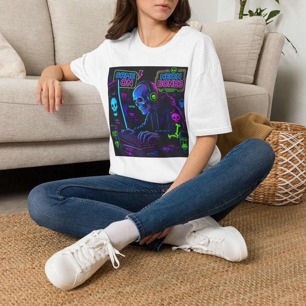 Game On Neon Gamer Graphic Tee