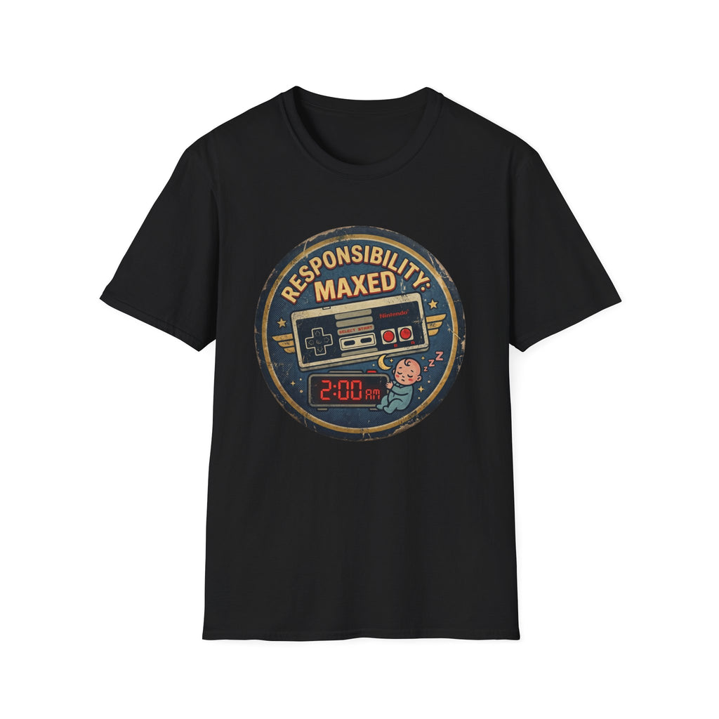 Responsibility Maxed Gamer Graphic Tee