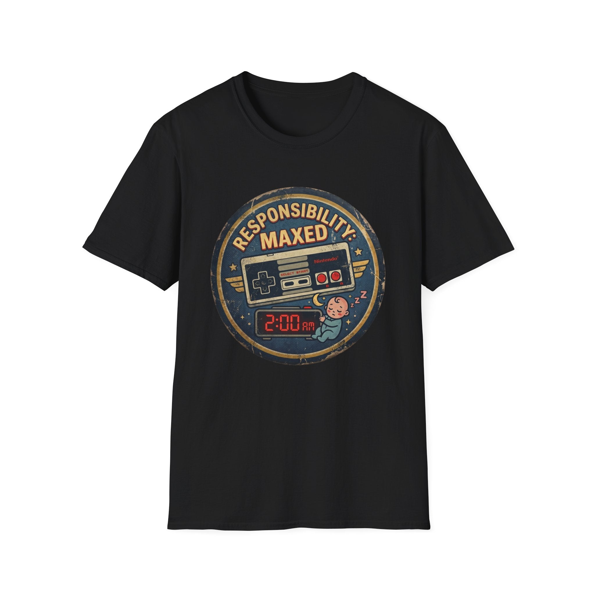 Responsibility Maxed Gamer Graphic Tee