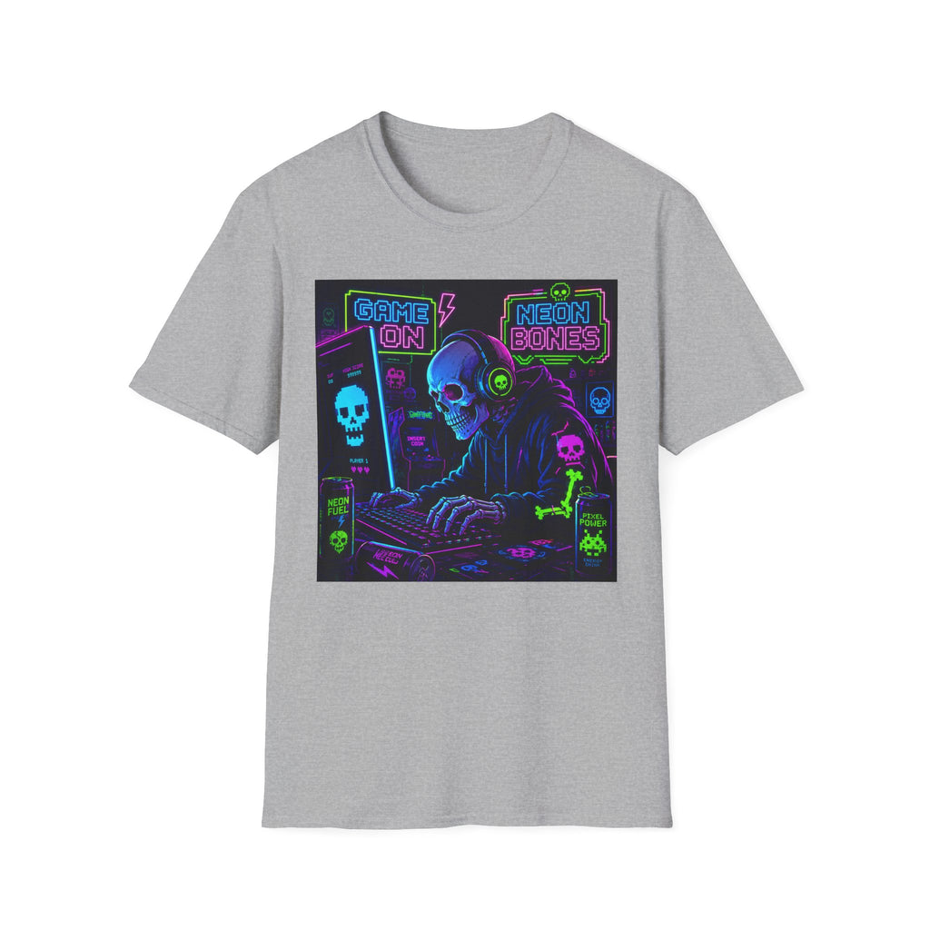 Game On Neon Gamer Graphic Tee