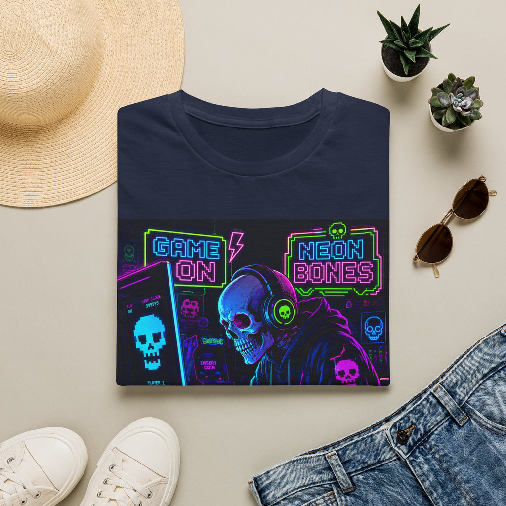 Game On Neon Gamer Graphic Tee