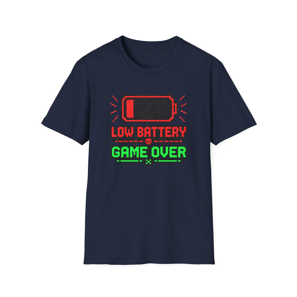 Low Battery Game Over Graphic Tee