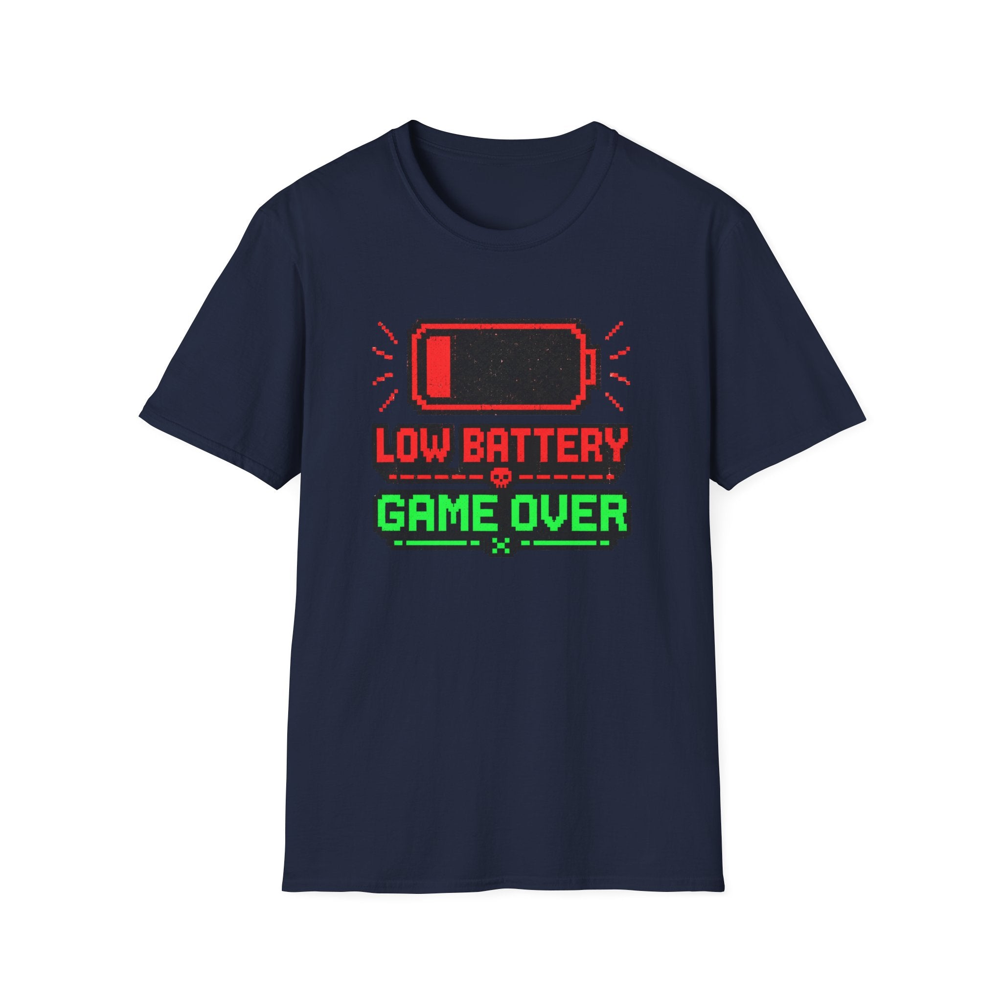 Low Battery Game Over Graphic Tee