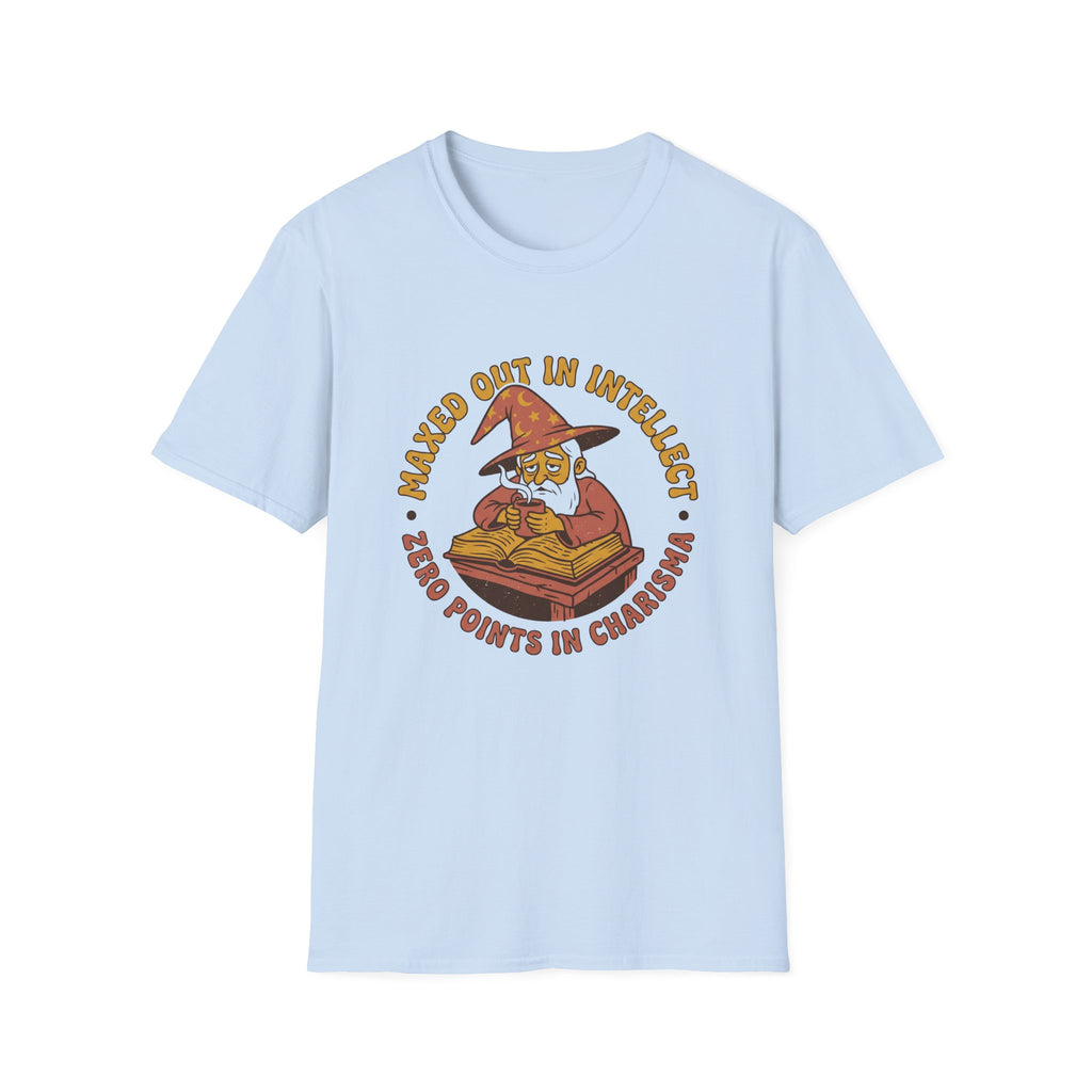 Max Intellect Zero Charisma Graphic Tee