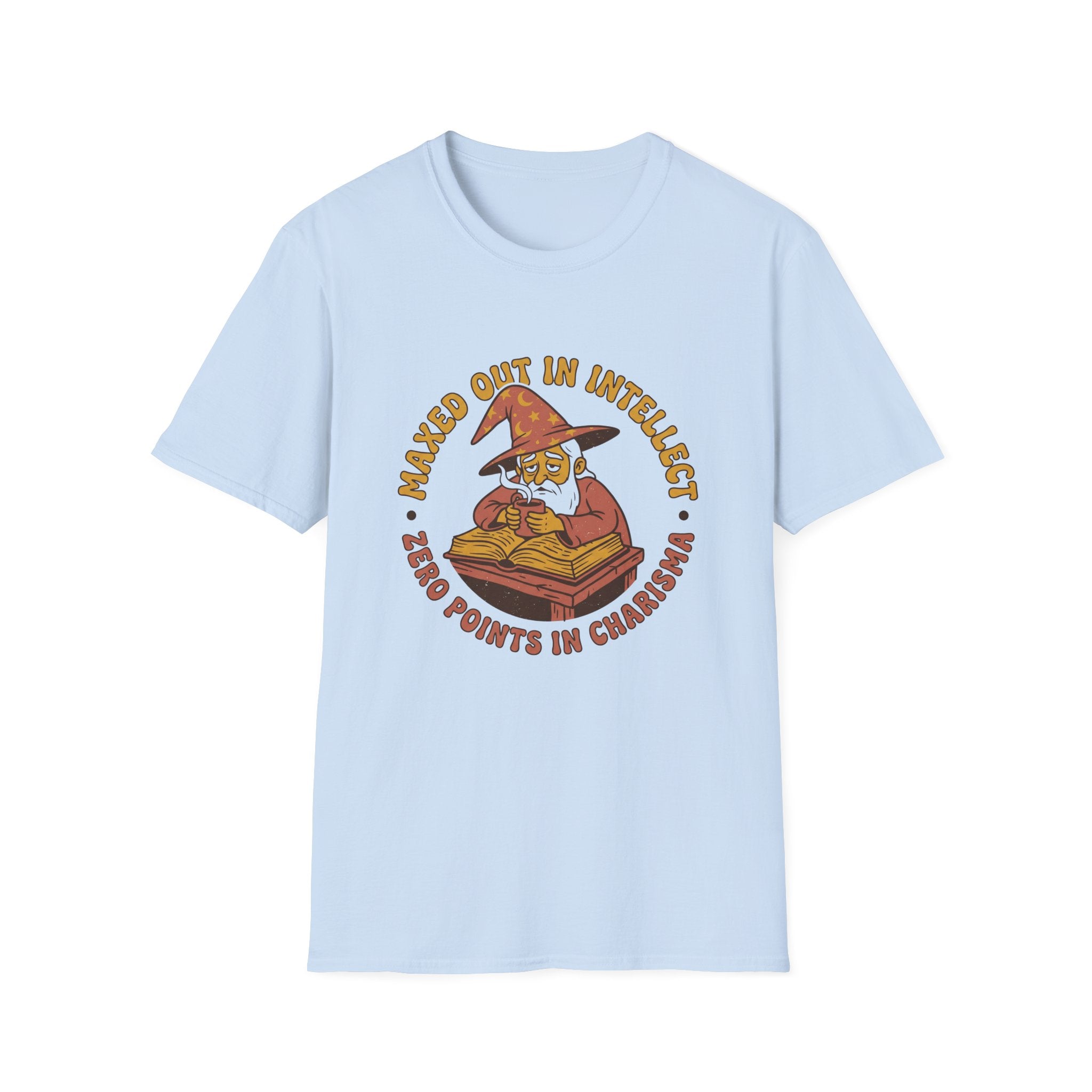 Max Intellect Zero Charisma Graphic Tee